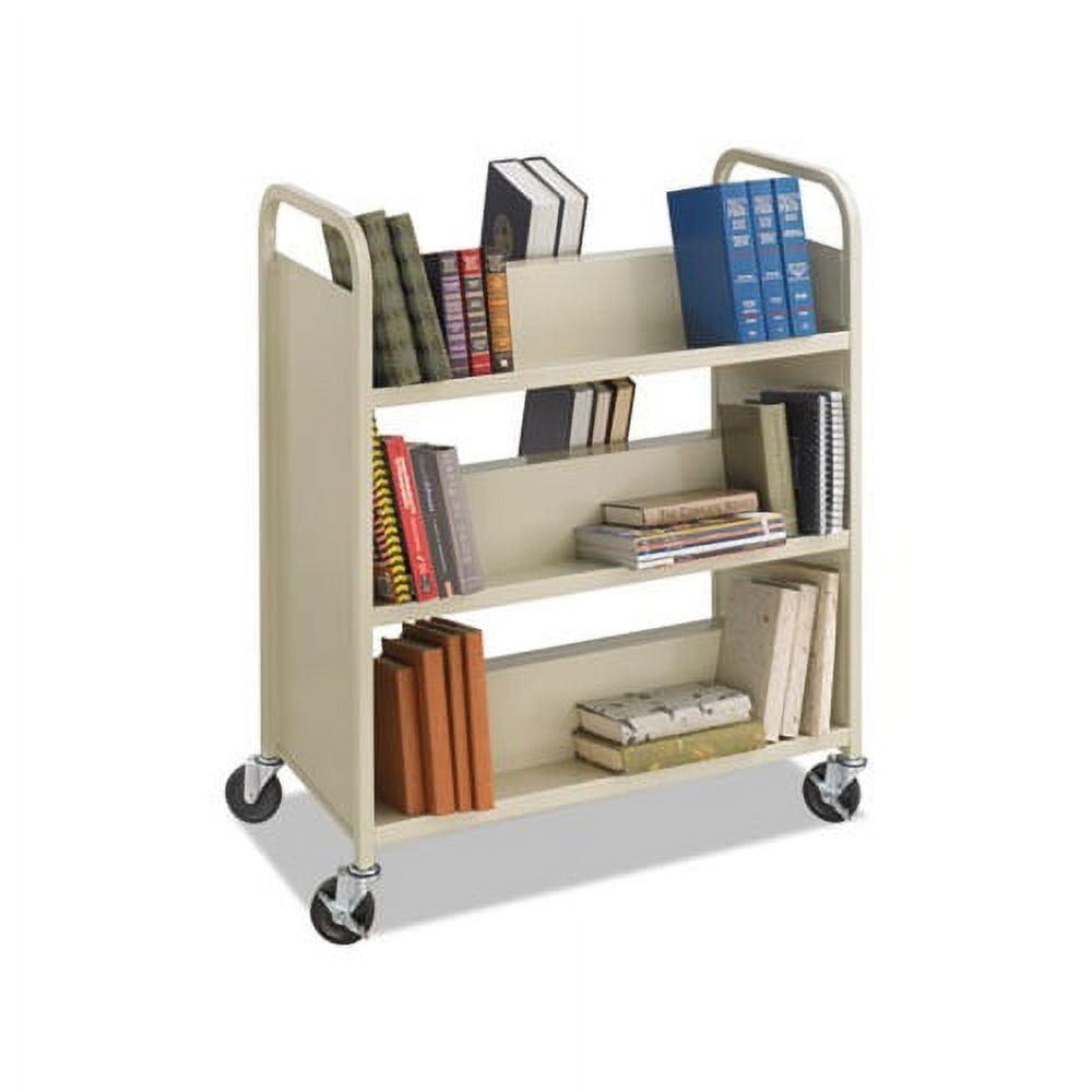 Double-Sided Book Cart