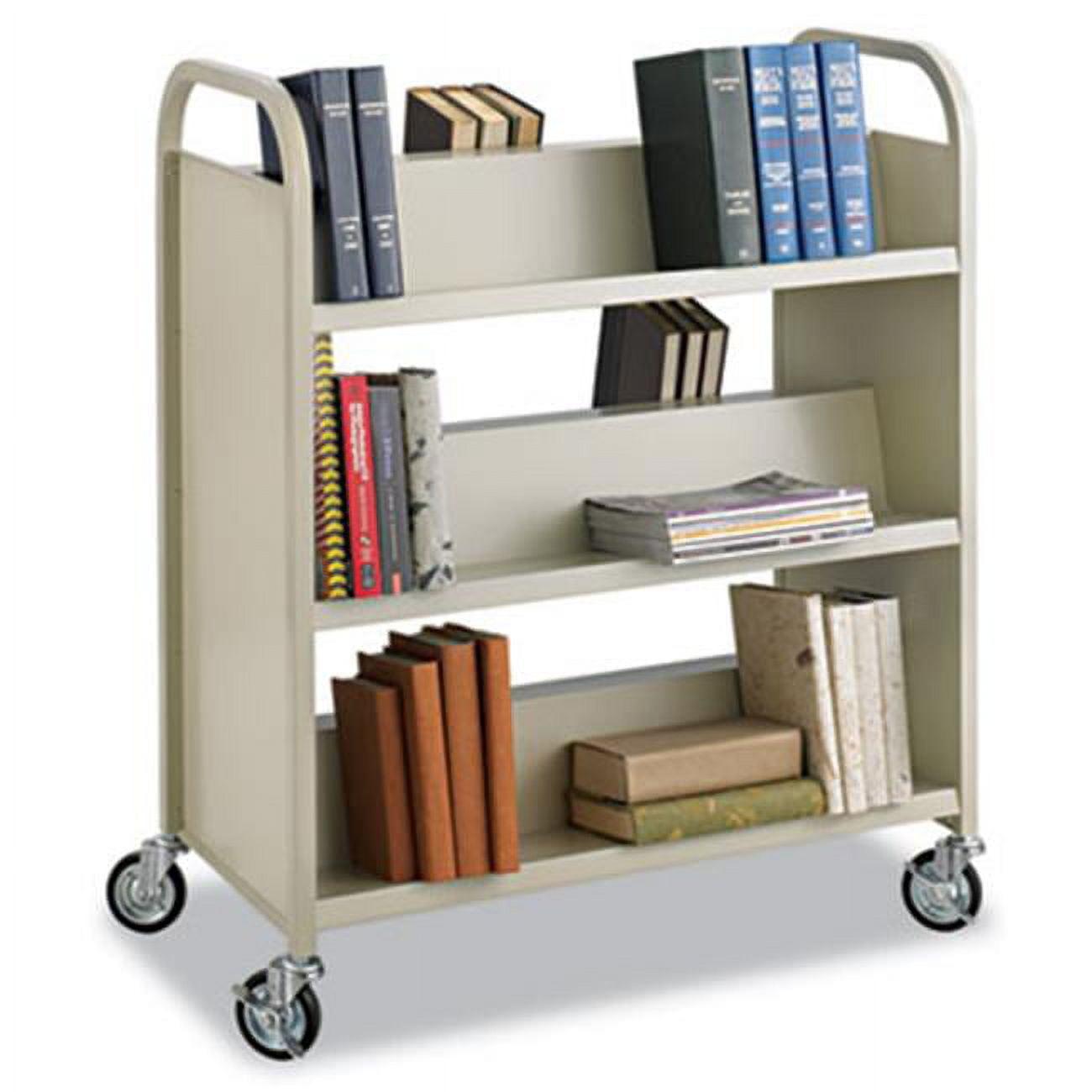 Double-Sided Book Cart