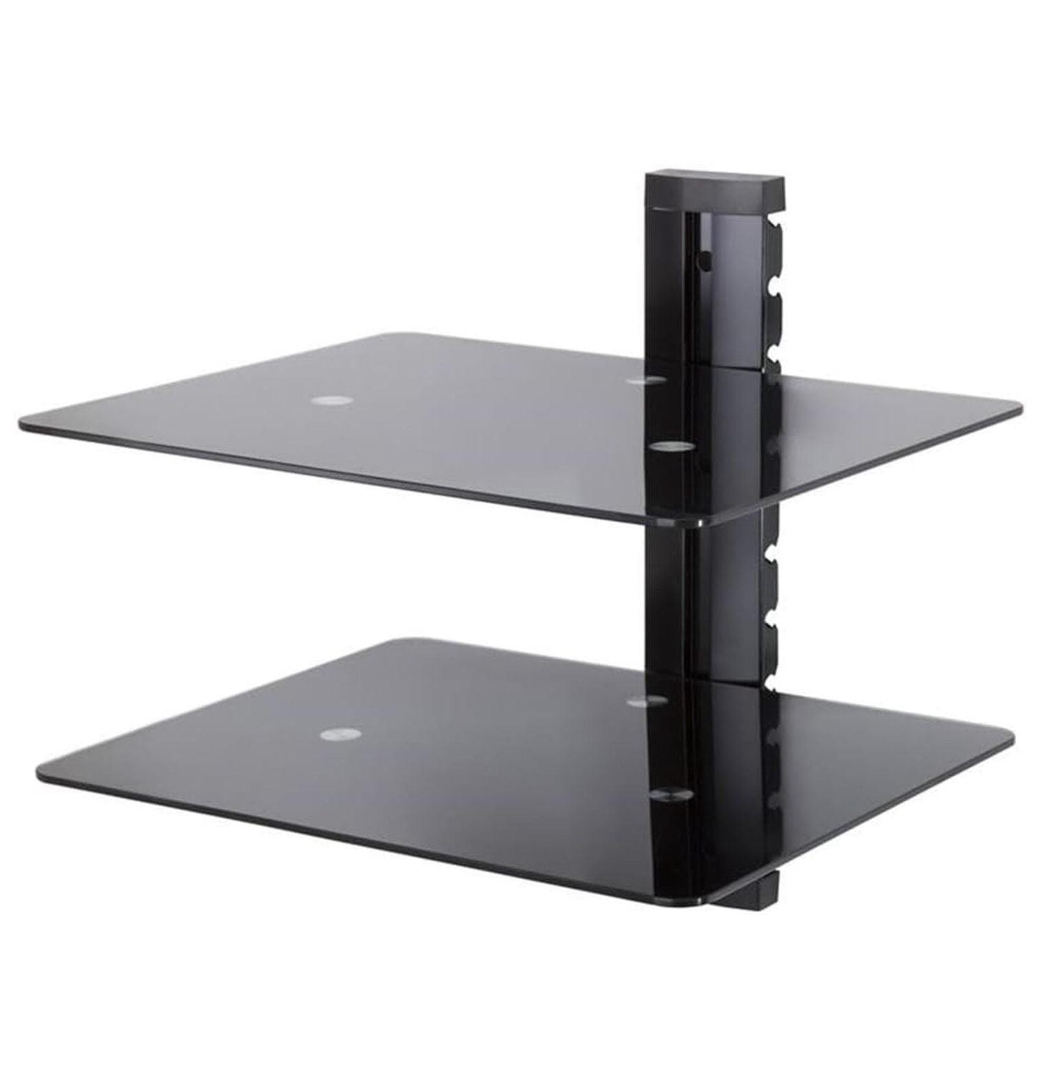 Symple Stuff Vernita 2 Piece Glass Tiered Shelf