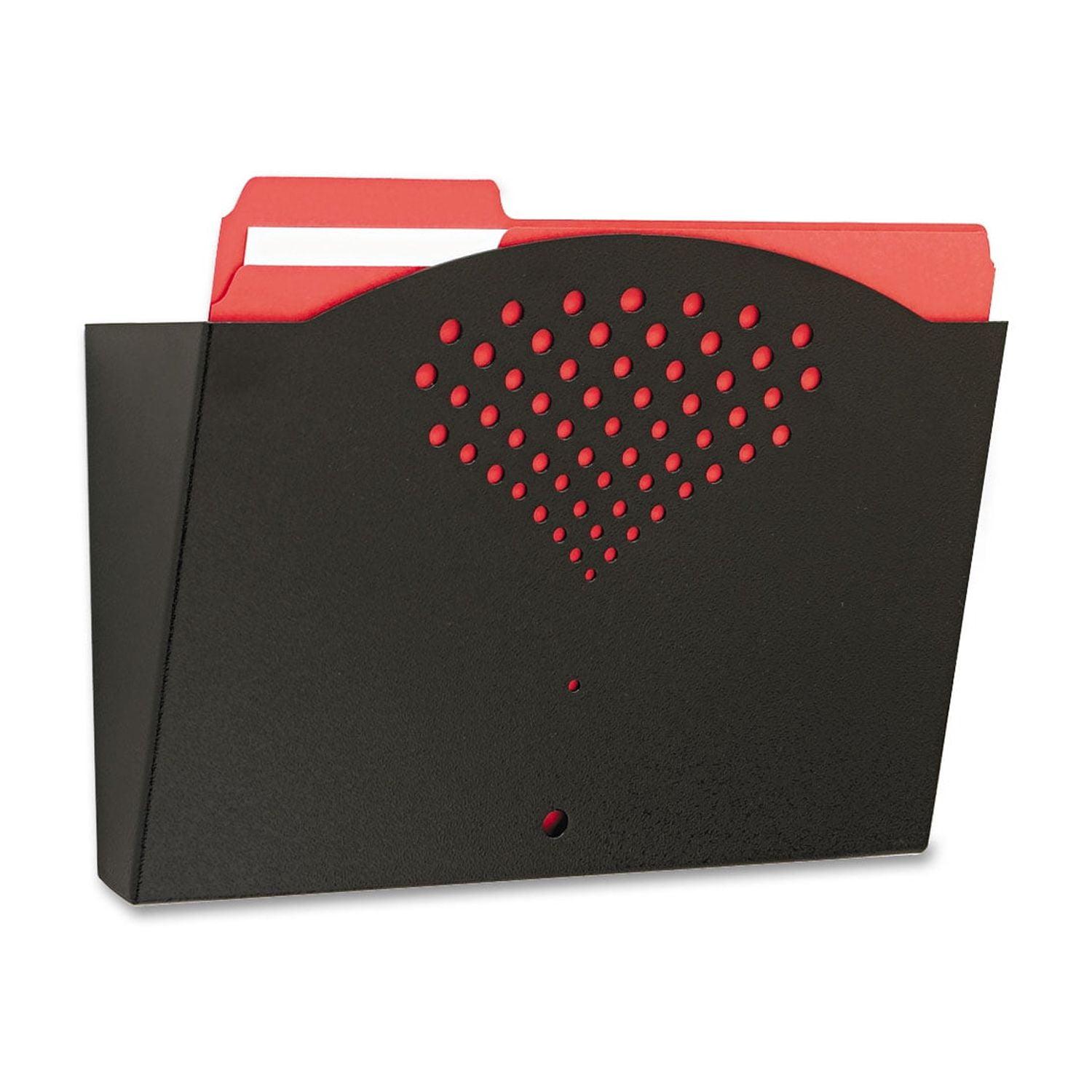 Letter Size Steel Wall File - Black