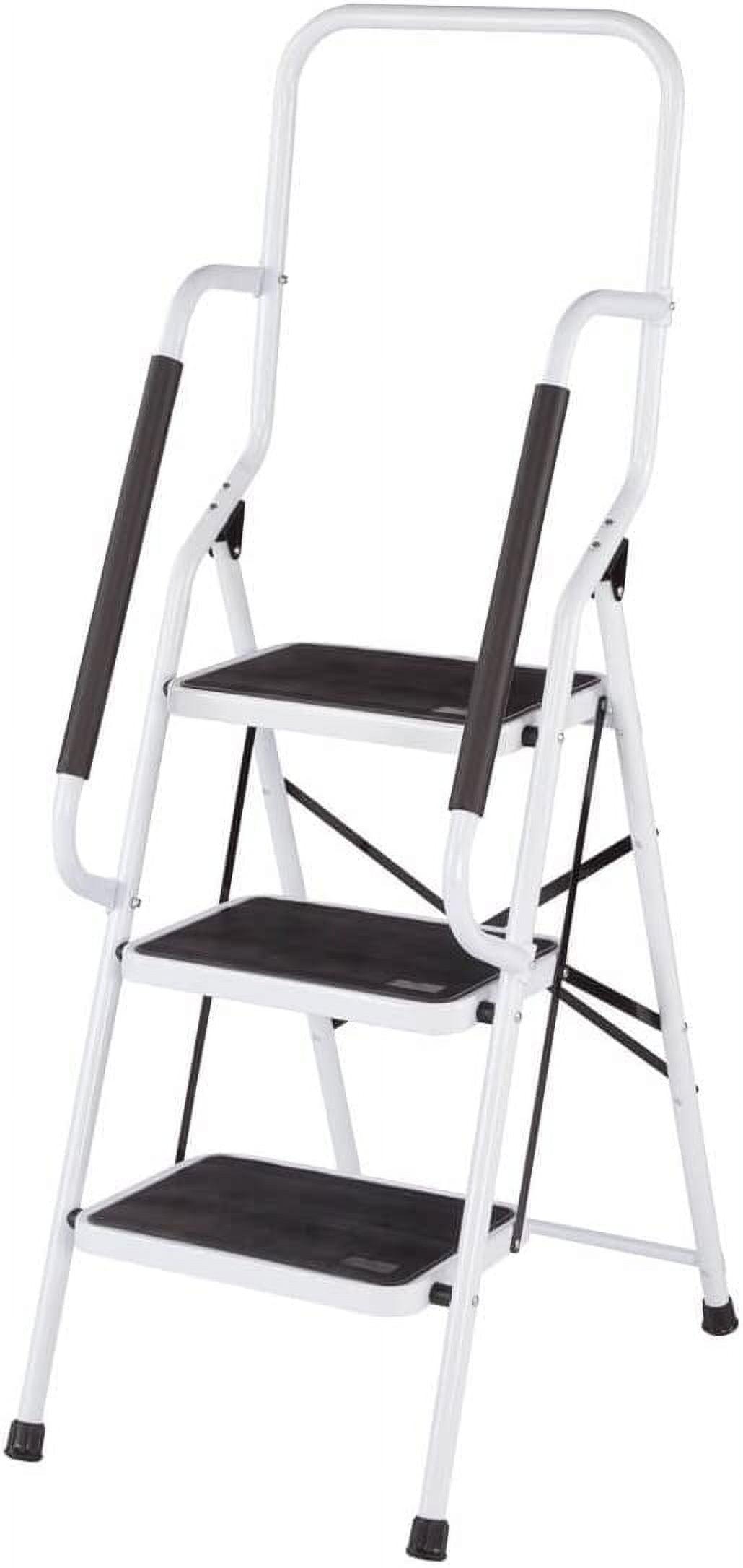 Step Ladder with Handles, 3-Tier