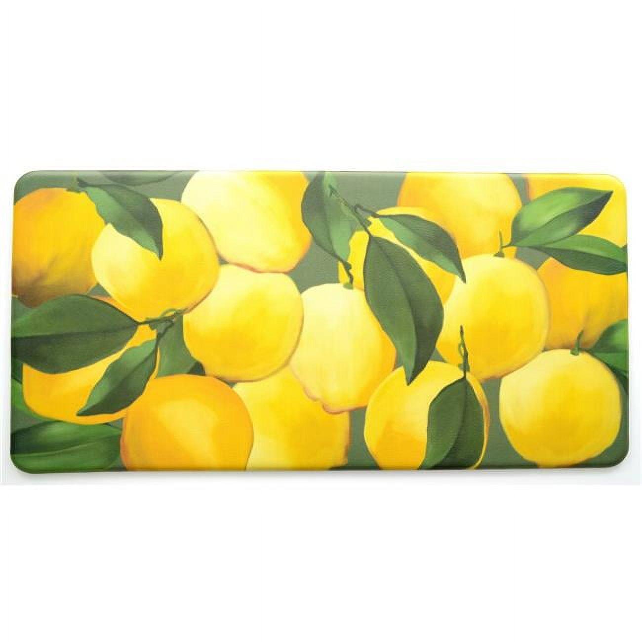 Lemon Print 39" x 20" Anti-Fatigue Kitchen Mat