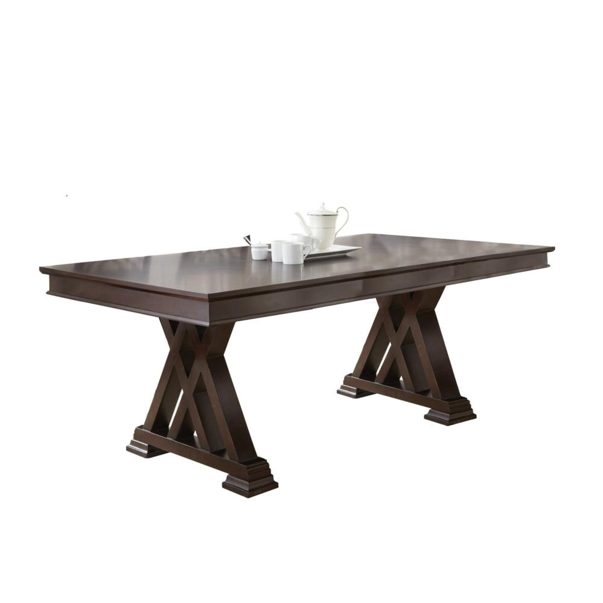 Hildi Extendable Dining Table Espresso - Steve Silver Co.