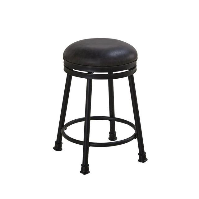 Kelly Clarkson Home Giselle Swivel Upholstered Counter Stool with Metal Frame