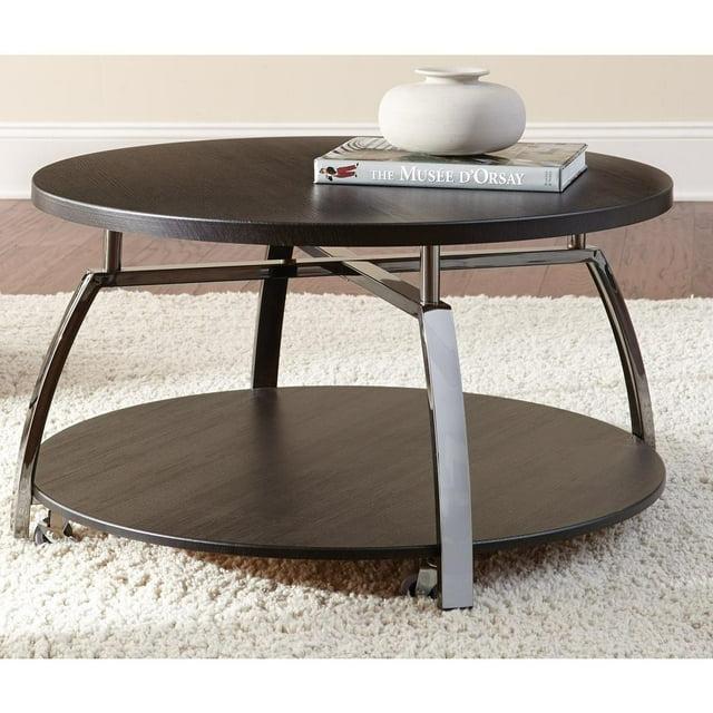 Coham Cocktail Table Silver Shield and Nickel - Steve Silver