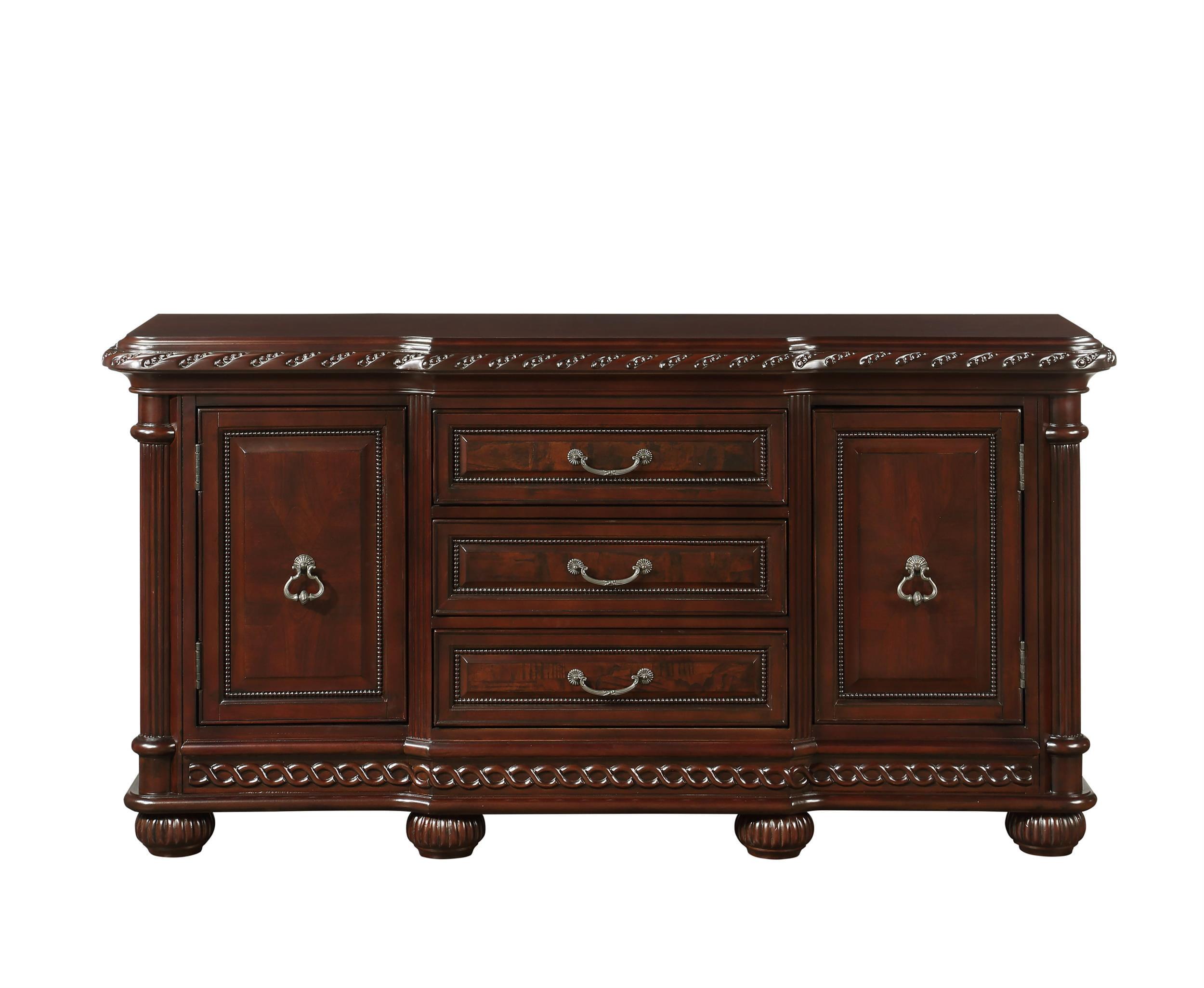 Steve Silver Company Antoinette Buffet in Brown Cherry