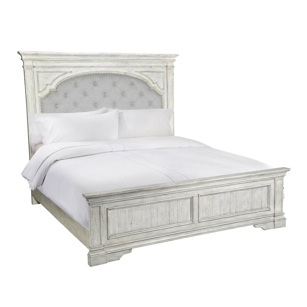 Steve Silver Highland Park King Bed - Rustic Ivory