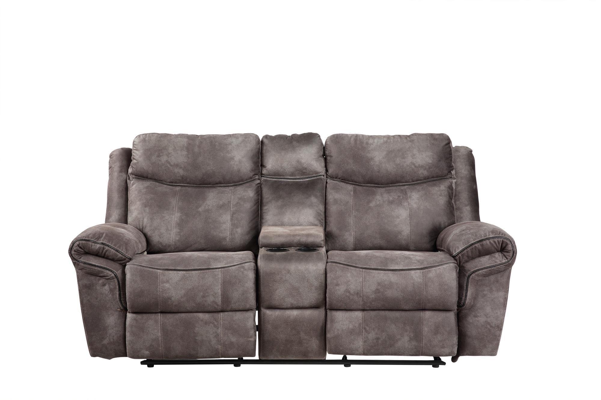 Natalia Power Recliner Sofa Caramel Leather - Steve Silver Co.