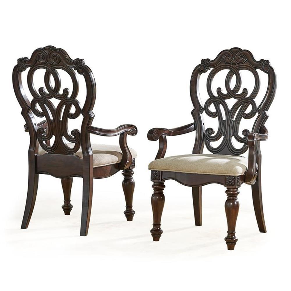 Steve Silver Royale Pecan Brown Side Chair
