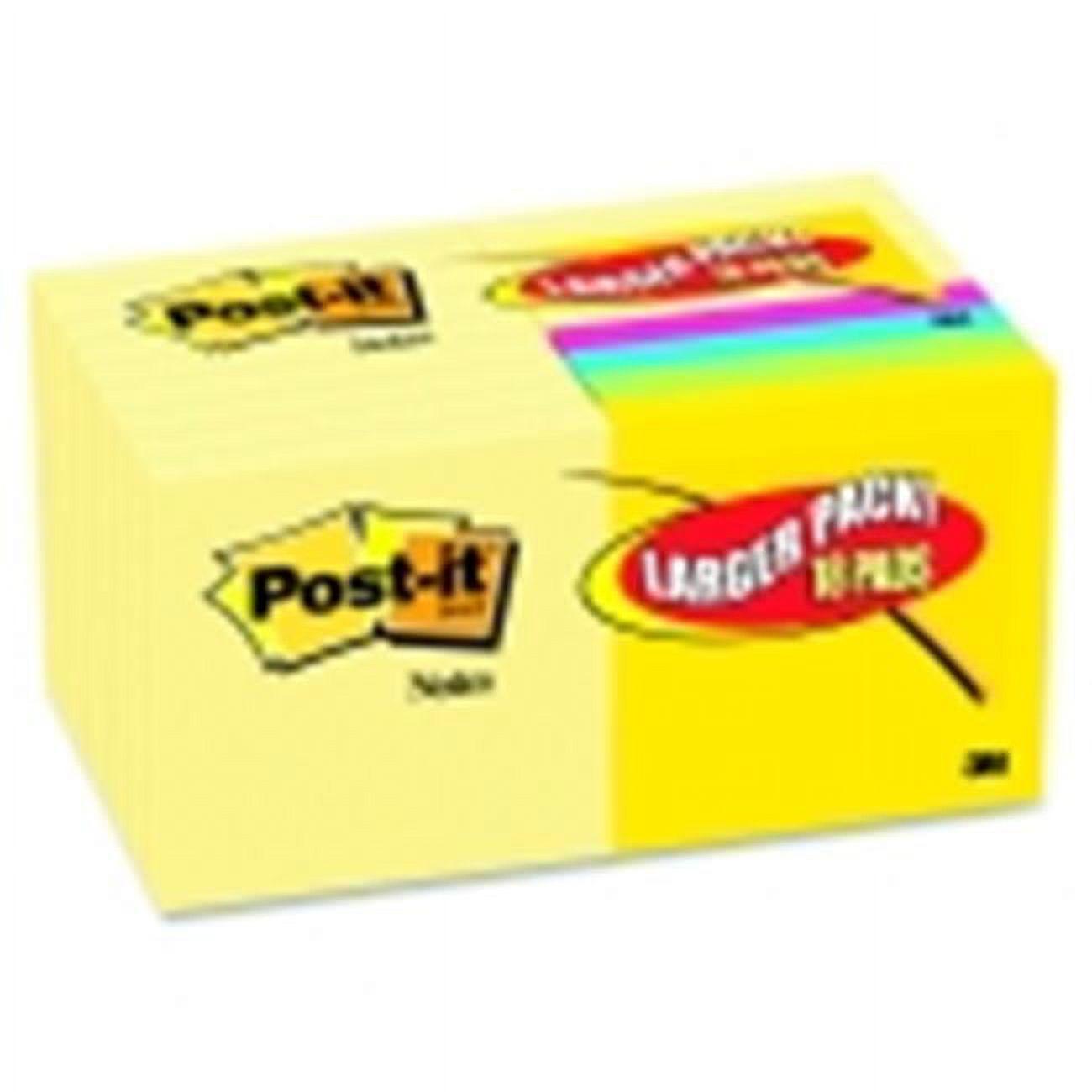 Sticky note Post It Notes 100 Sheets - Pads 3 x 3 In. 18Per Pack Assorted