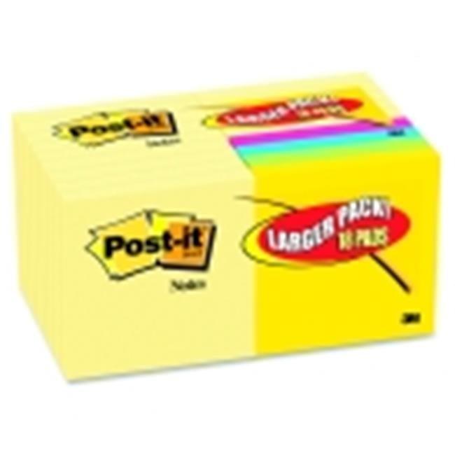 Sticky note Post It Notes 100 Sheets - Pads 3 x 3 In. 18Per Pack Assorted
