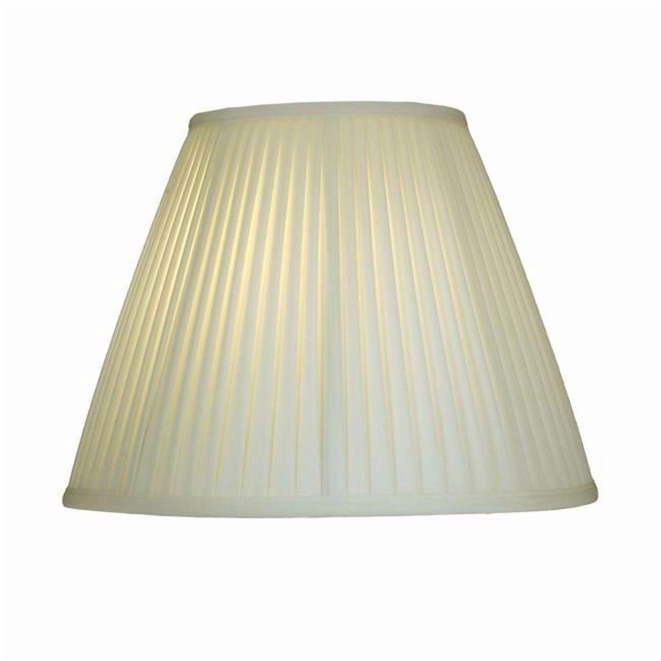 Stiffel ST46 8 x 16 x 12 in. Softback Empire Lamp Shade, Ivory Shadow Side Pleat