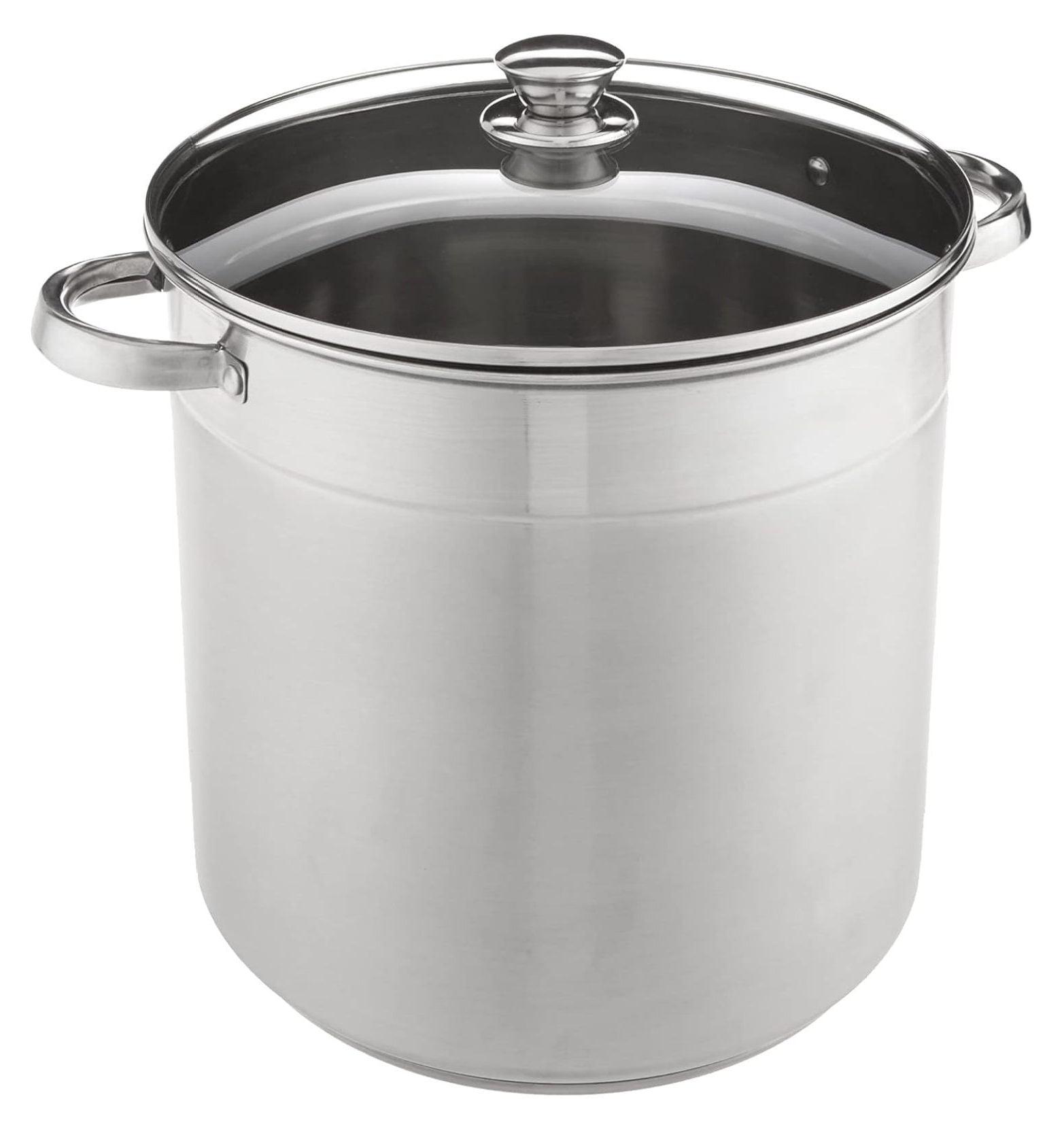 16 Qt Stainless Steel Stockpot with Encapsulated Bottom