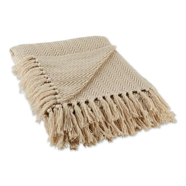 Design Imports Hand Woven Throw Blanket