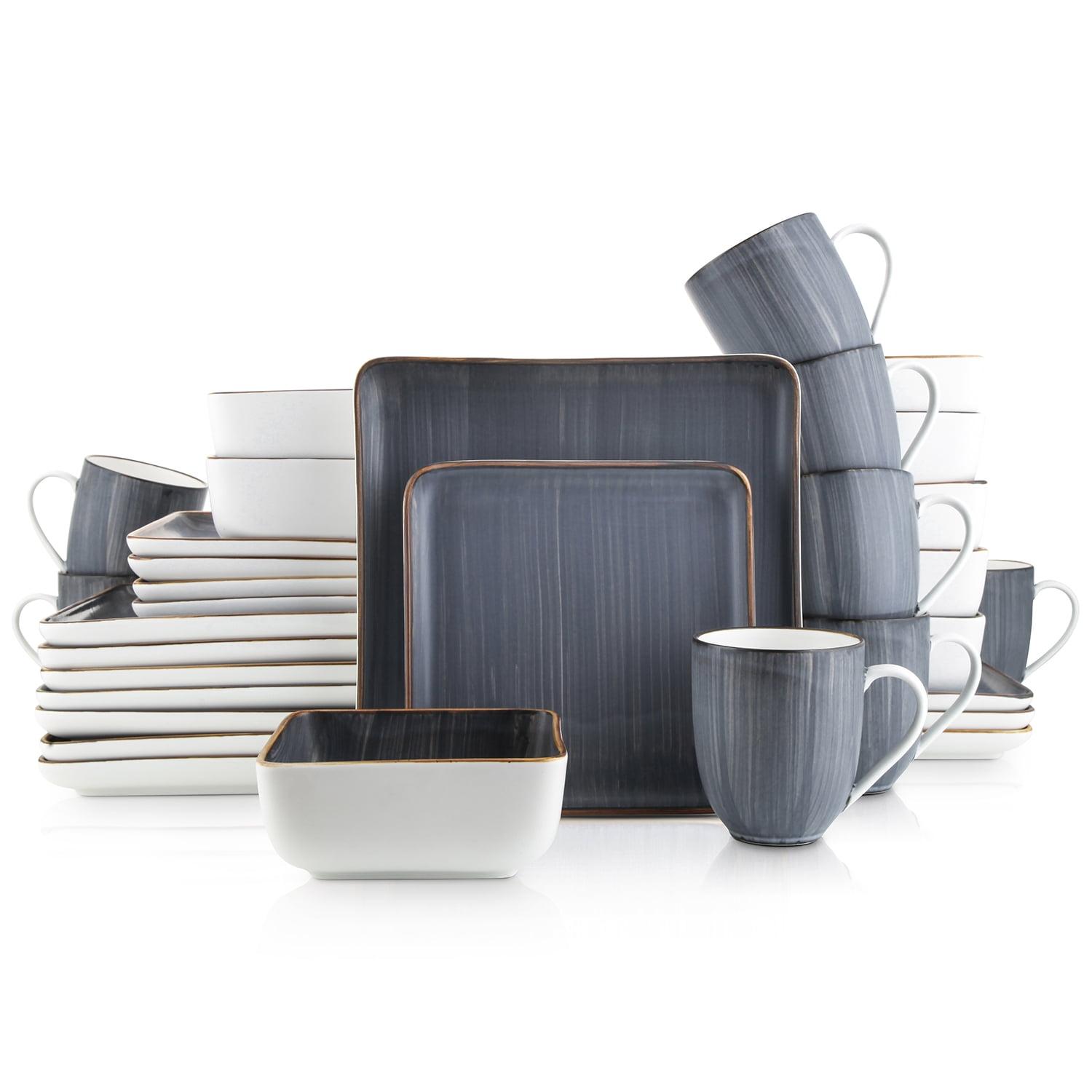 Stone Lain Esmeralda 32-Piece Porcelain Dinnerware Set, Service for 8