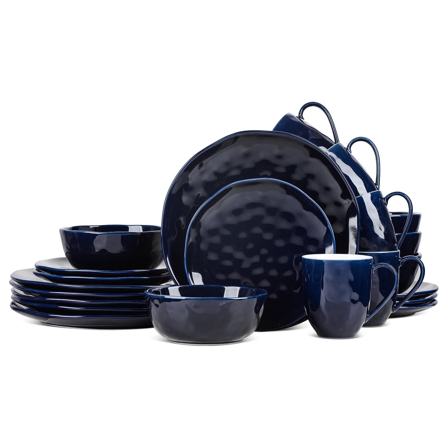 Sailor Stone Lain Ivy 24-Piece Dinnerware Set Porcelain