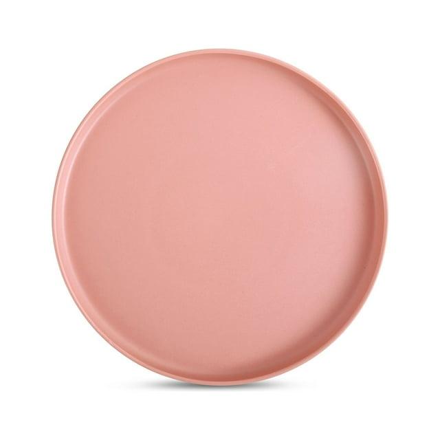 Stone + Lain Stella Porcelain Collection Dish Set, 6 Salad Plates Service for 6, Terracotta
