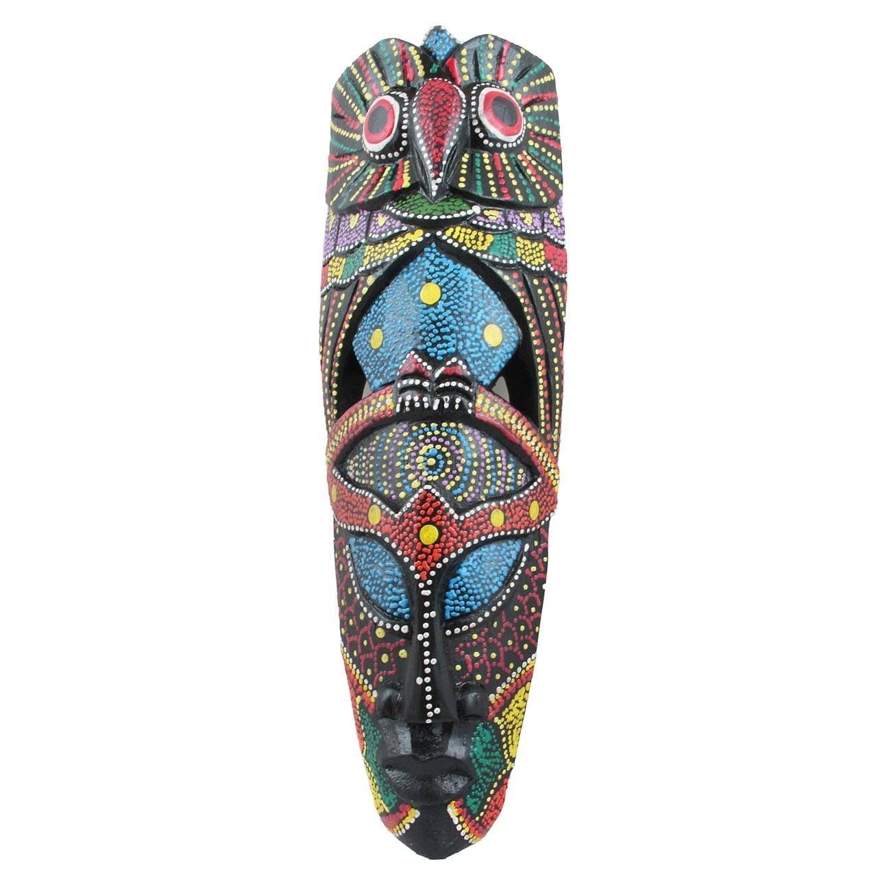 Stoneage Arts Handmade Topang Buran Bantu Aboriginal Mask (Indonesia)