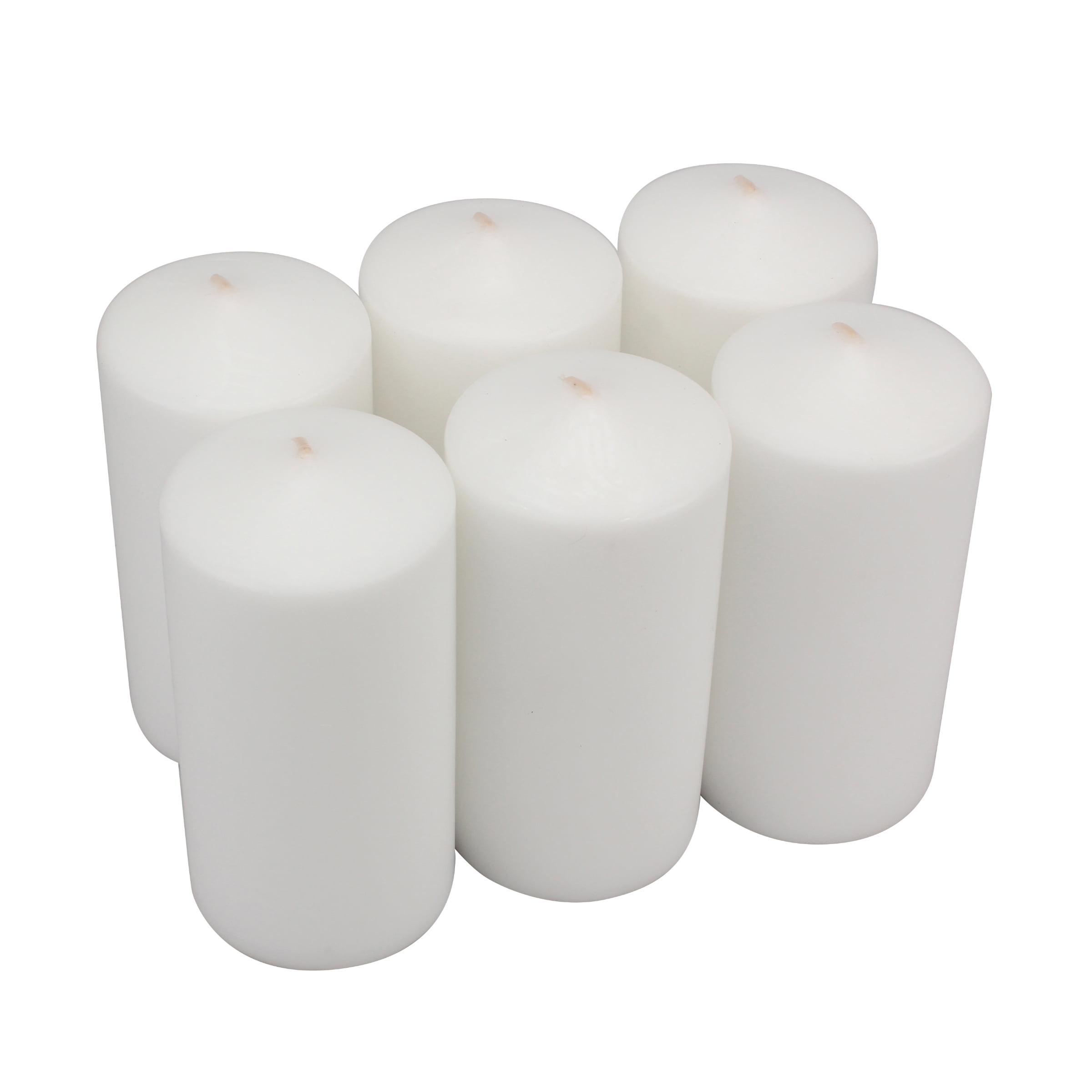 Serenity Palm 10" Flameless White Scented Pillar Candle