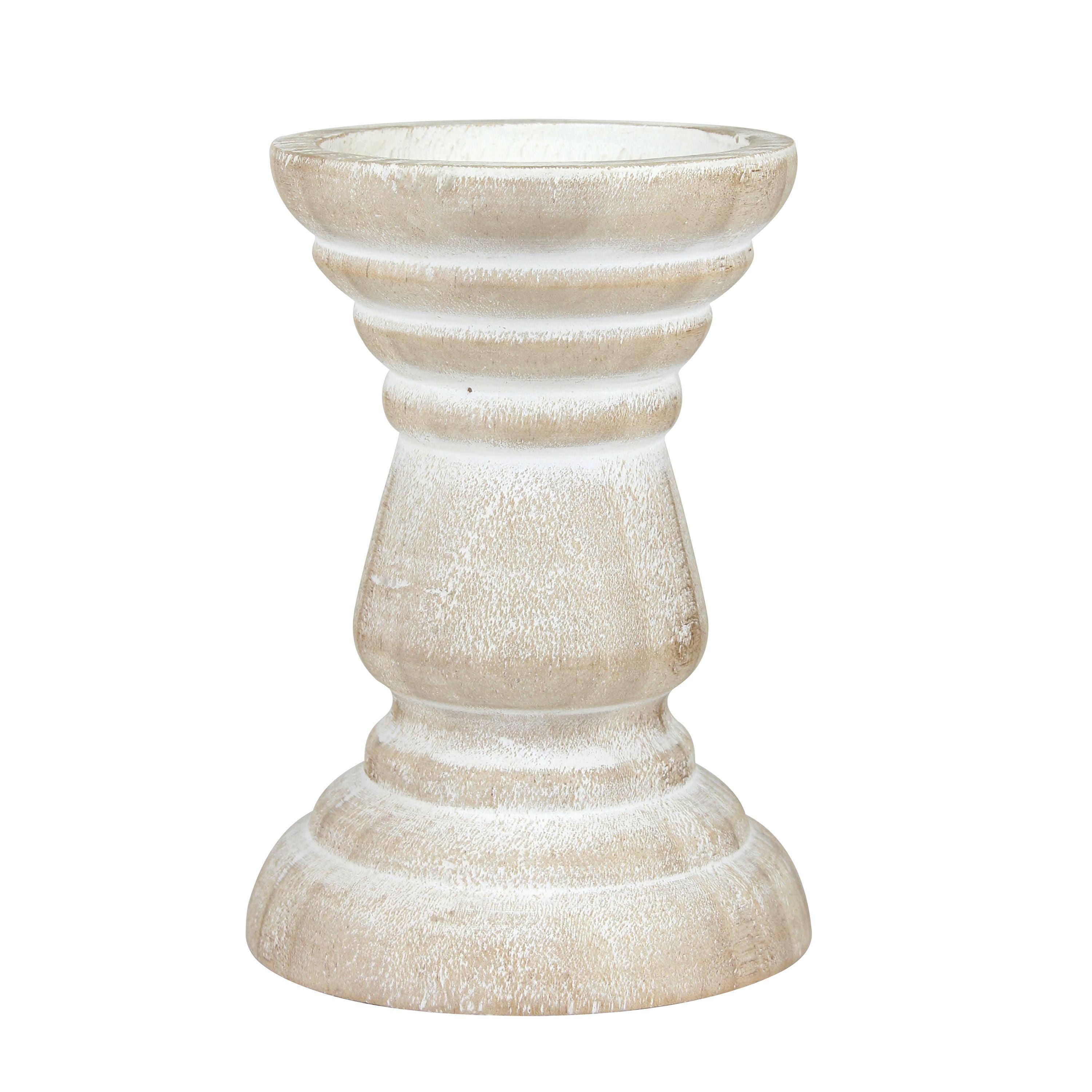 Stonebriar Beach House Pillar Candle Holder - CKK Home Decor