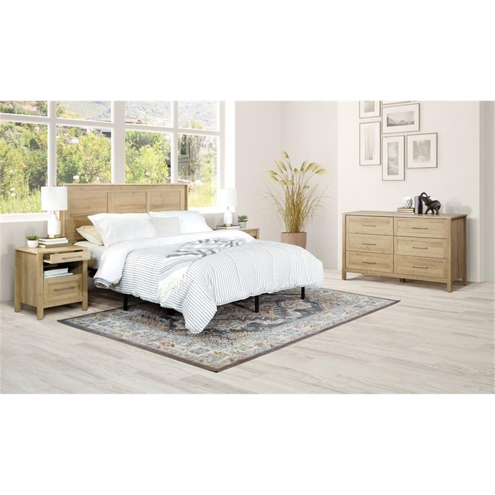 Stonebrook Queen/Full 4 Piece Bedroom Set in Wood Canyon Oak Finish