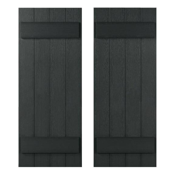 Highwood USA 13.25'' Board & Batten Shutters (Set of 2)