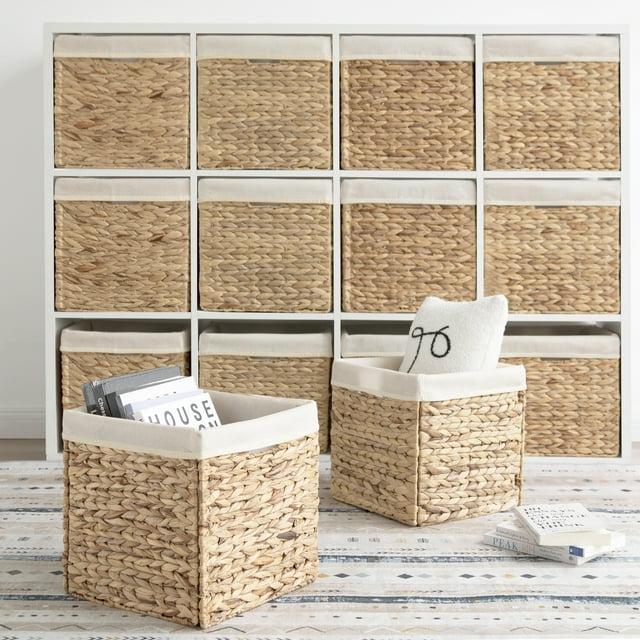 Breakwater Bay 2 Piece Wicker Storage Cube Basket Set & Reviews | Wayfair