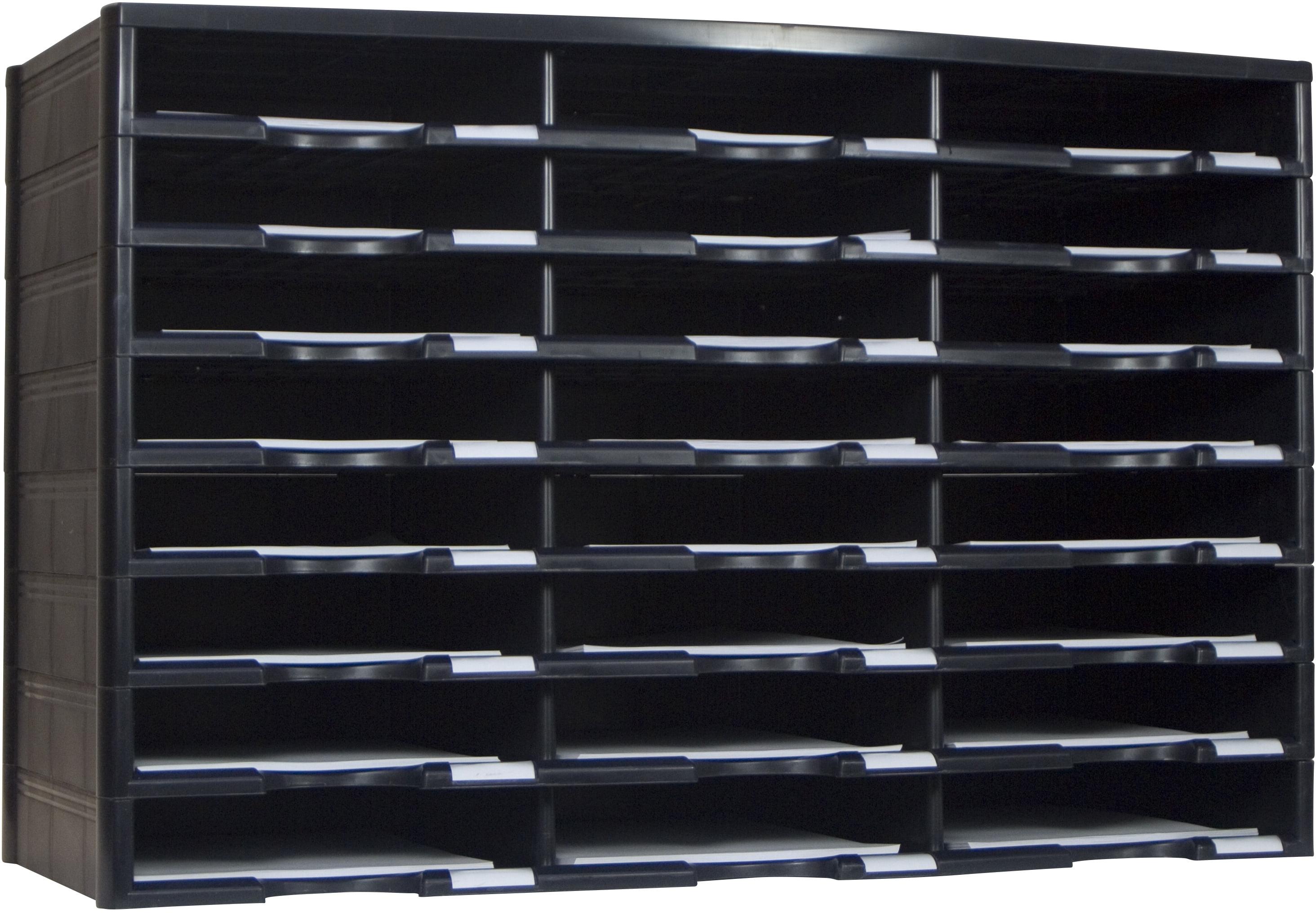 Storex 24 Compartment Literature Organizer