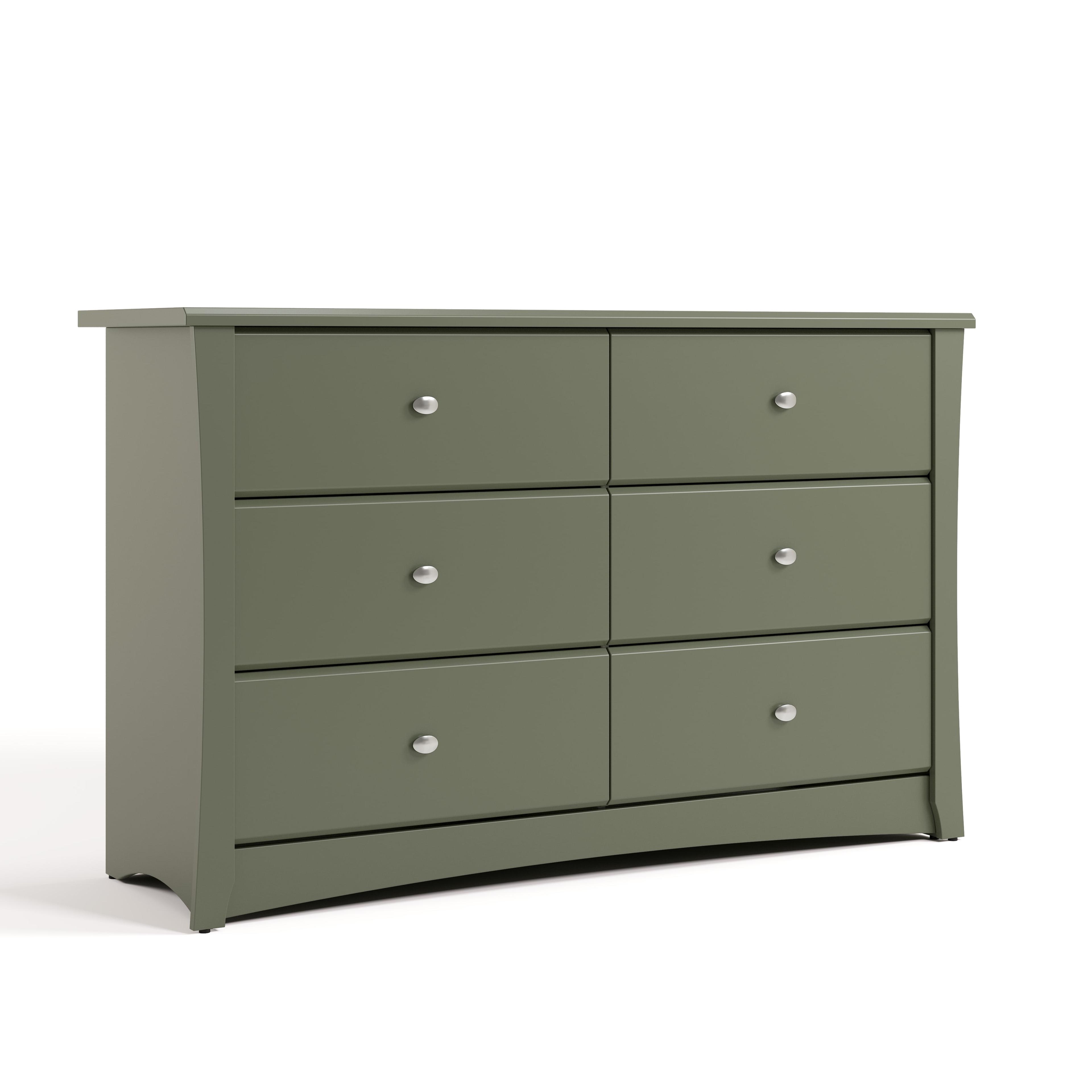 Crescent 6 Drawer Double Dresser