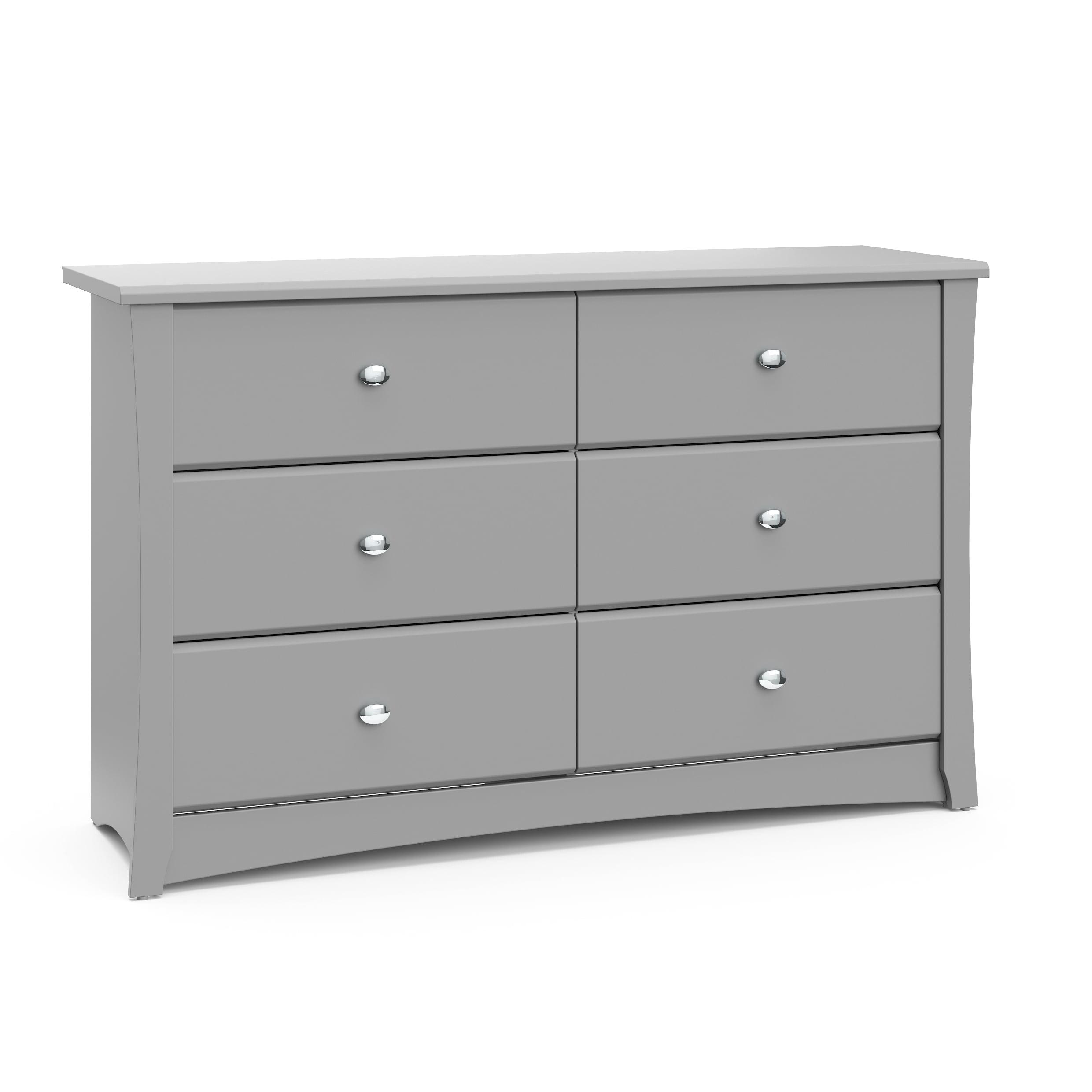 Crescent 6 Drawer Double Dresser