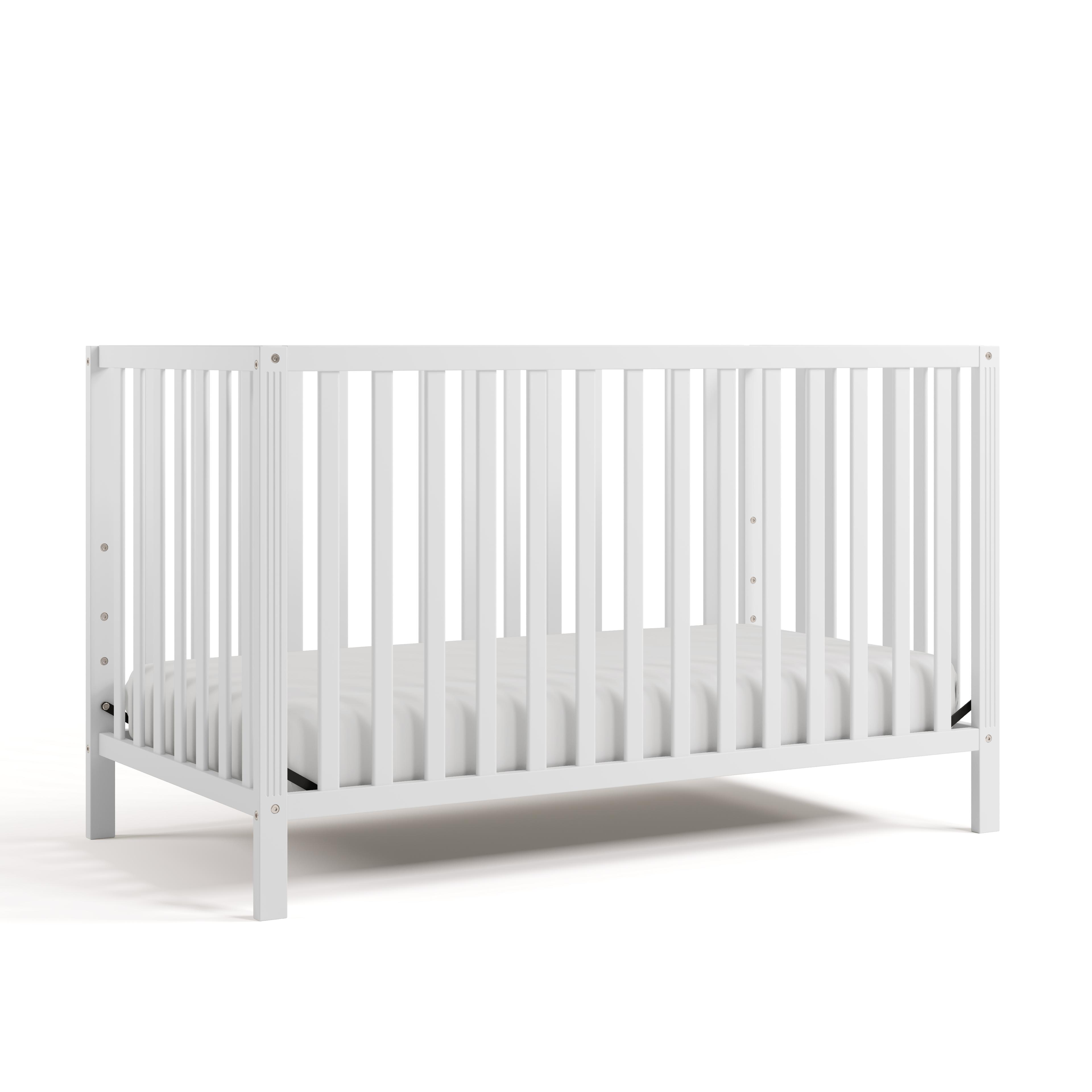 Storkcraft Morningside 5-in-1 Convertible Crib - White