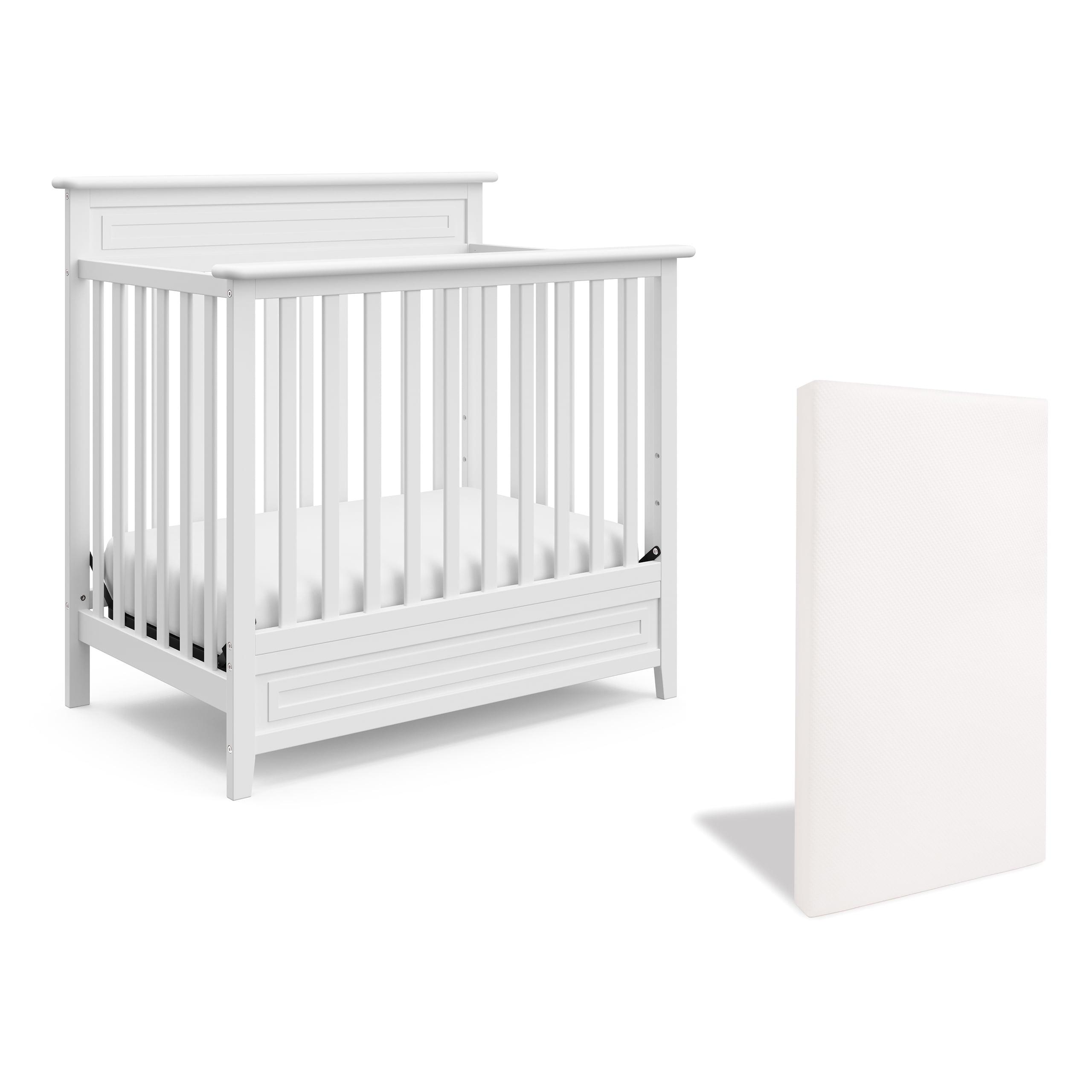 Petal 4-in-1 Mini Convertible Crib with Mattress