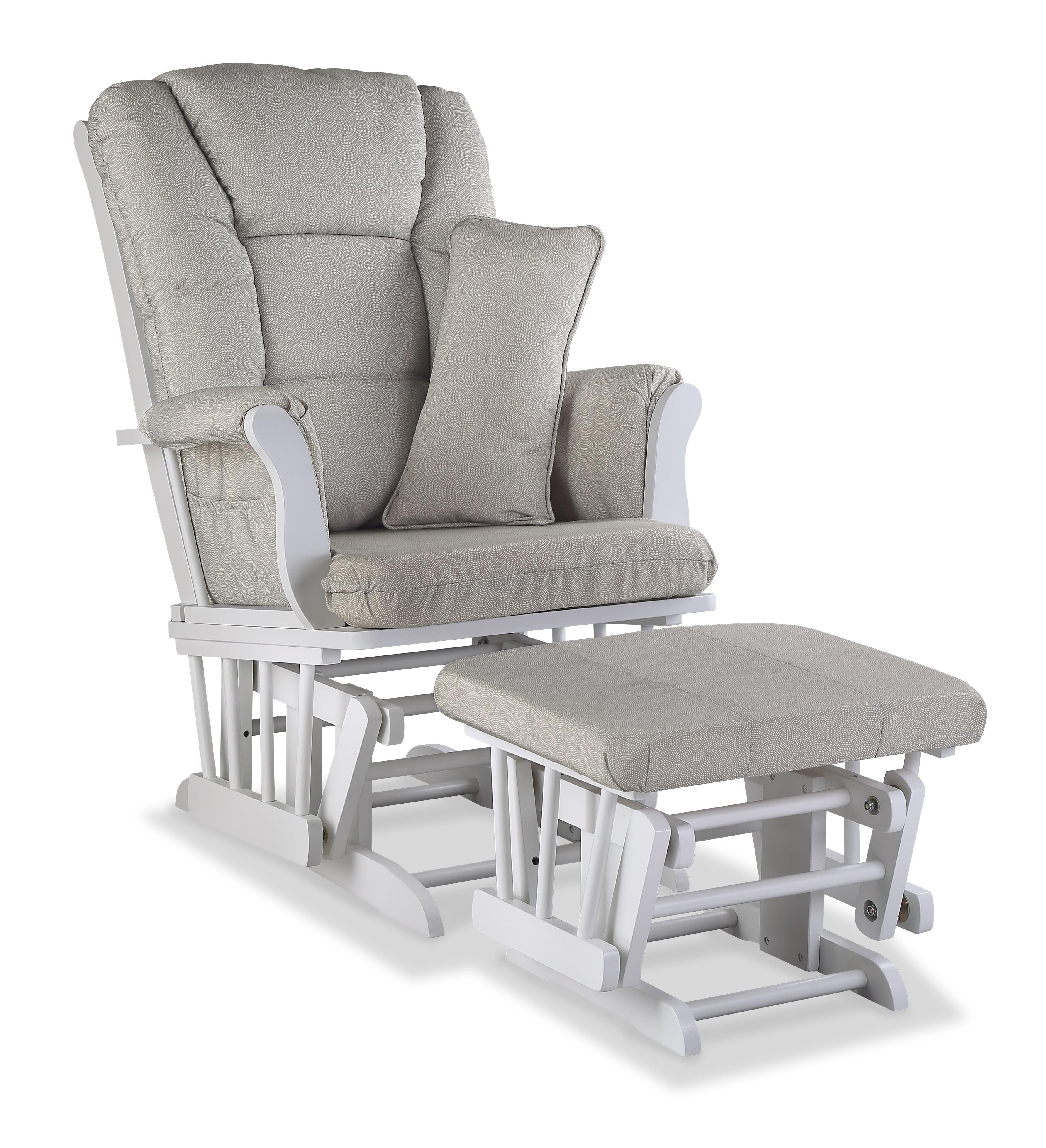 Tuscany Rocking Chair Glider with Ottoman