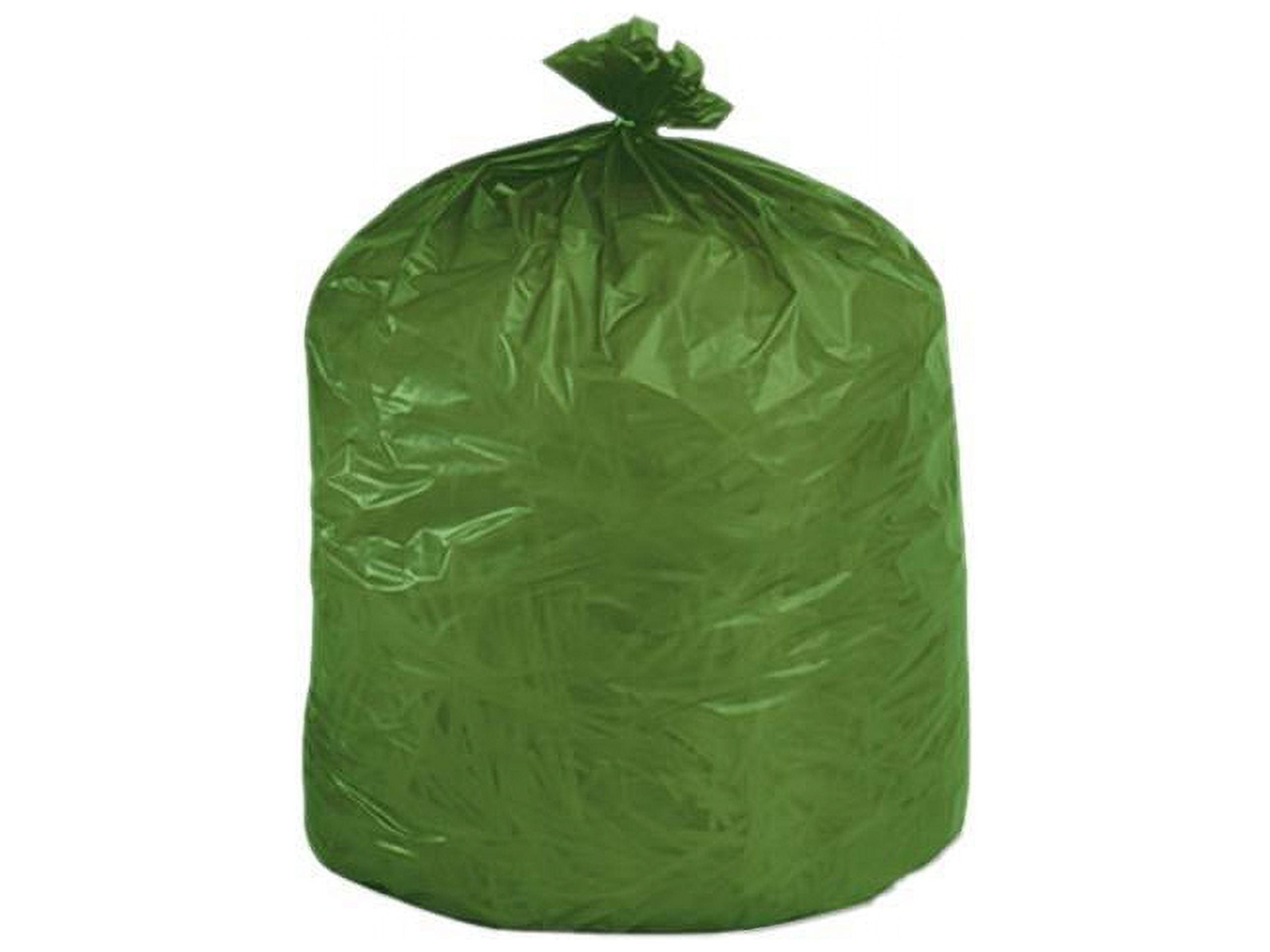 Green 33 Gallon Biodegradable Tearproof Trash Bags