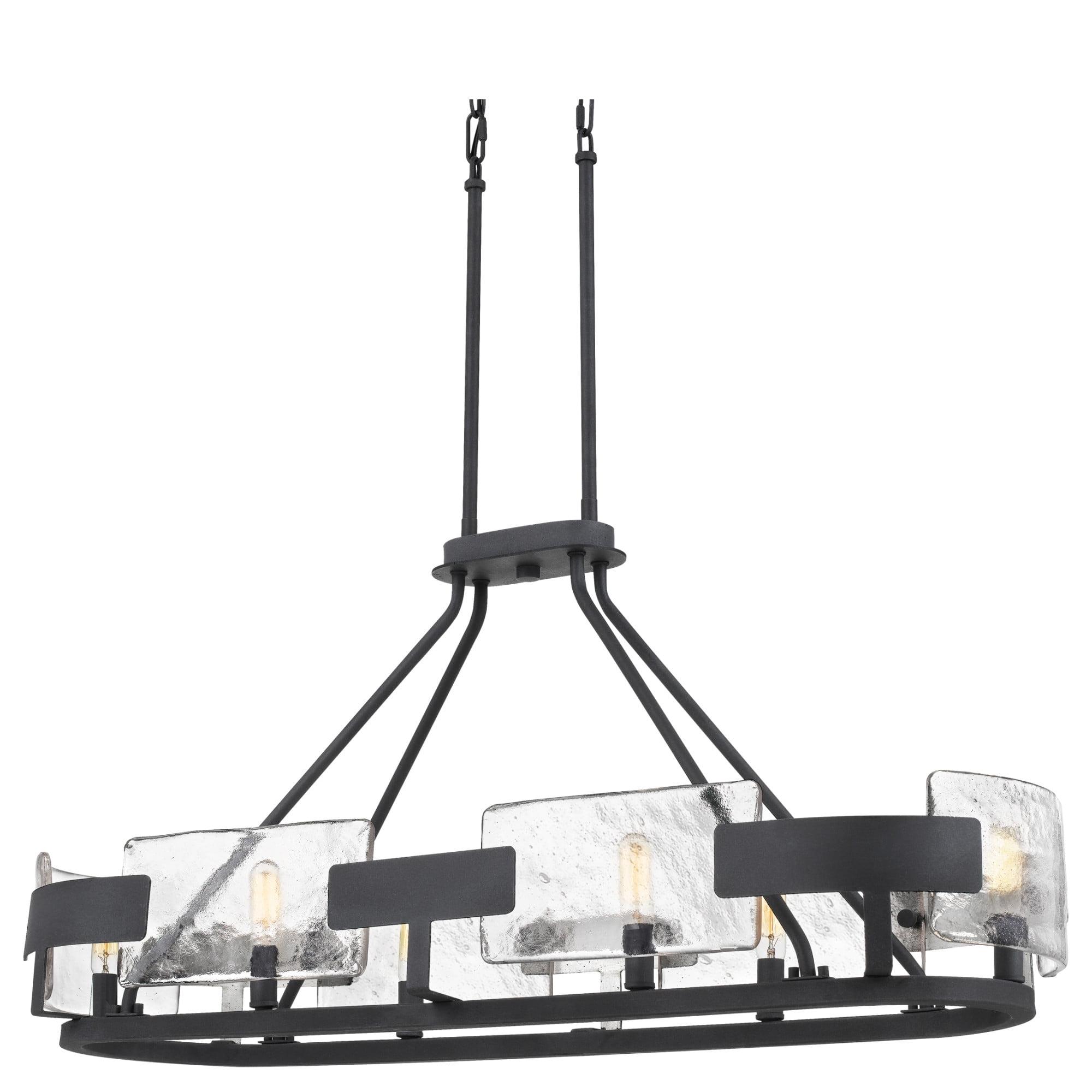 Quoizel Lighting Stratum 6 - Light Island Pendant Light in  Royal Ebony