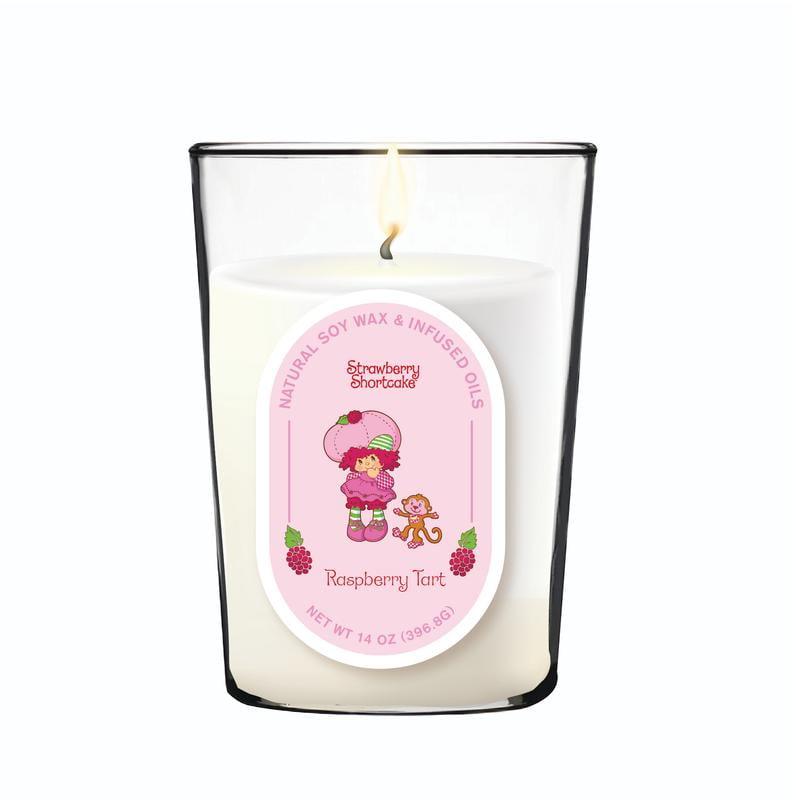 Courtside Market Strawberry Shortcake 14 oz Raspberry Tart Pill Shape Candle