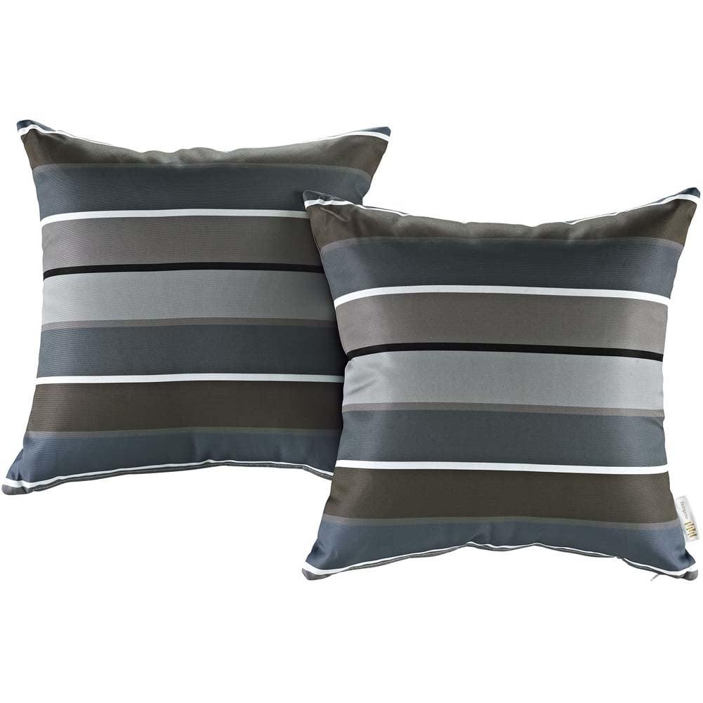 Modway Outdoor Indoor Two All Weather Patio Throw Pillows (Set of 2)