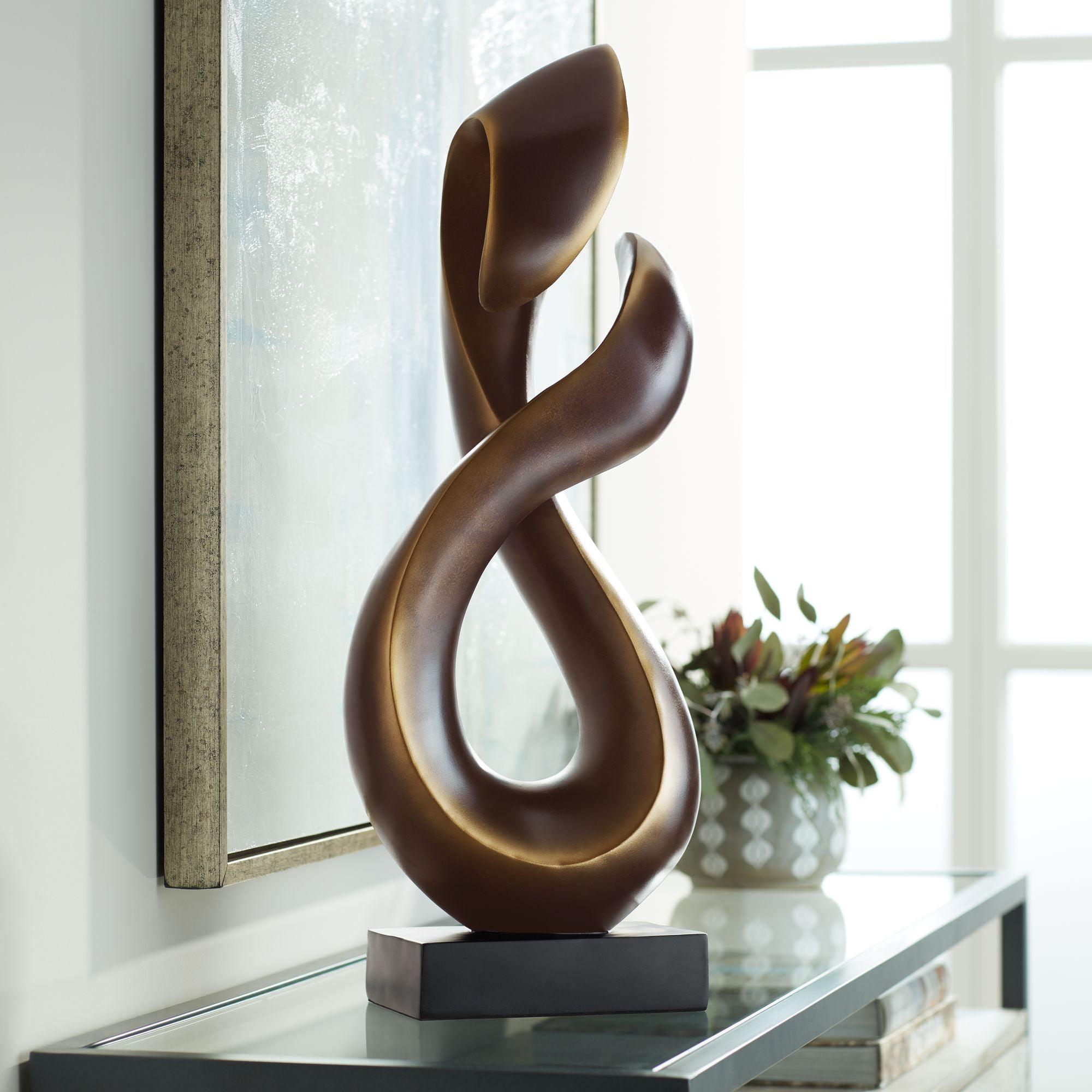 Studio 55D Open Infinity 25" High Gold Sculpture