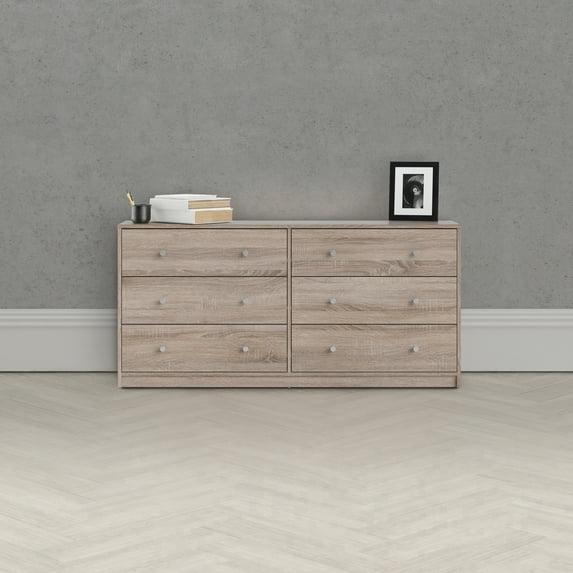 Studio 6 Drawer Double Dresser, Truffle Oak
