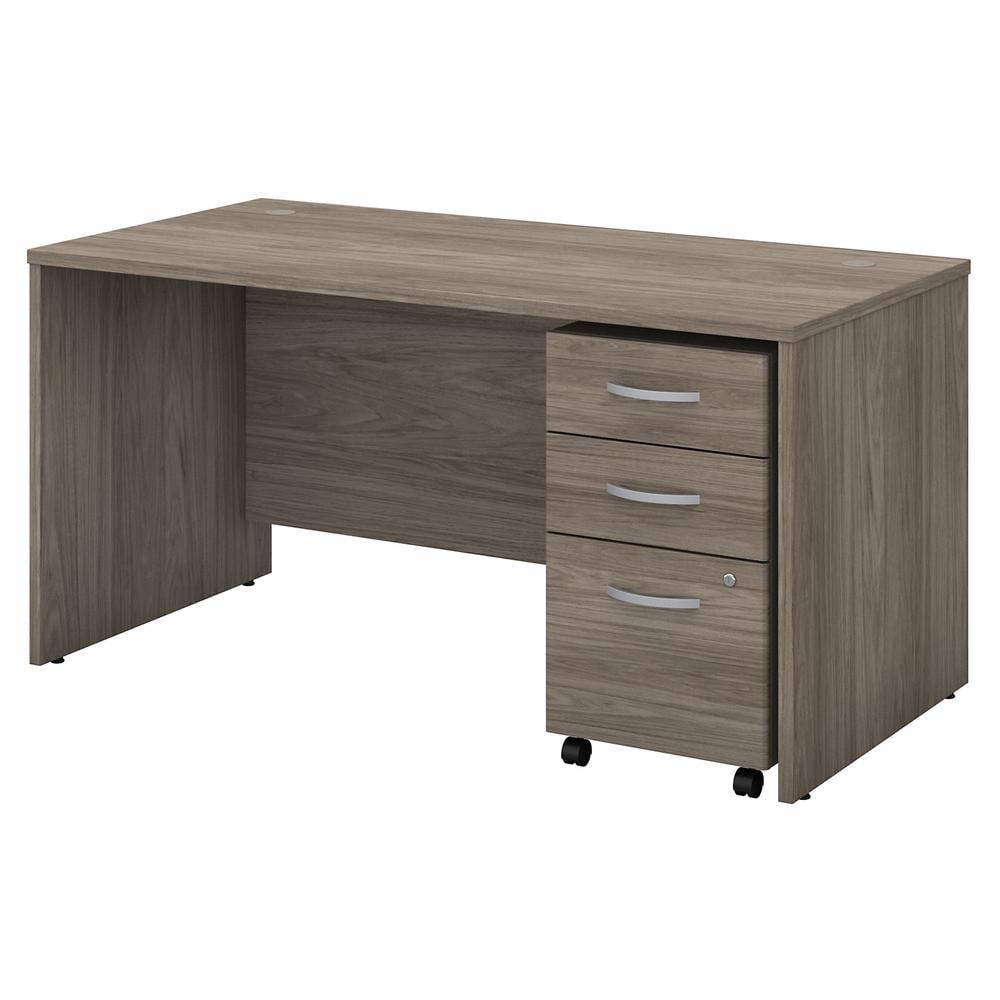 Studio C Executive Office Desk with Mobile File Cabinet
