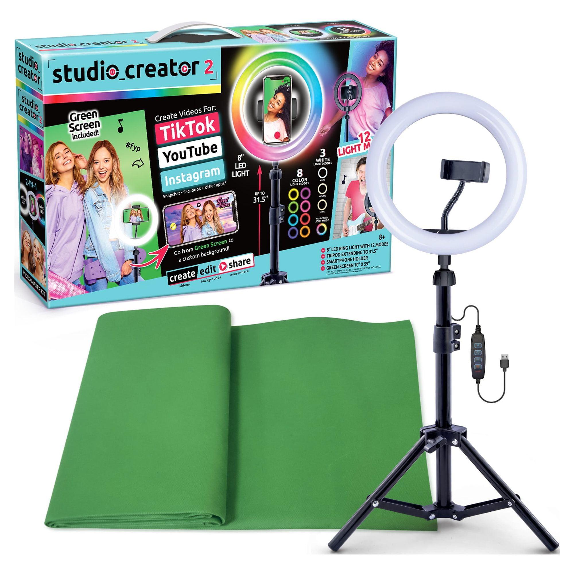 Studio Creator Video Maker 2 - Canal Toys: Creator Kit for Girls Age 8+, DIY Art & Craft Activity, Includes Light