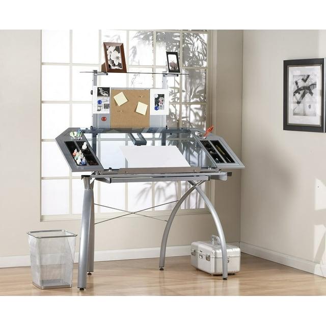 Inbox Zero Courson 50'' x 22'' Craft Table