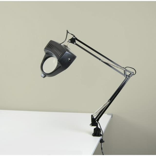 Studio Designs Magnifying Lamp with LED Bulb for Crafts, Sewing and Hobbies - Black