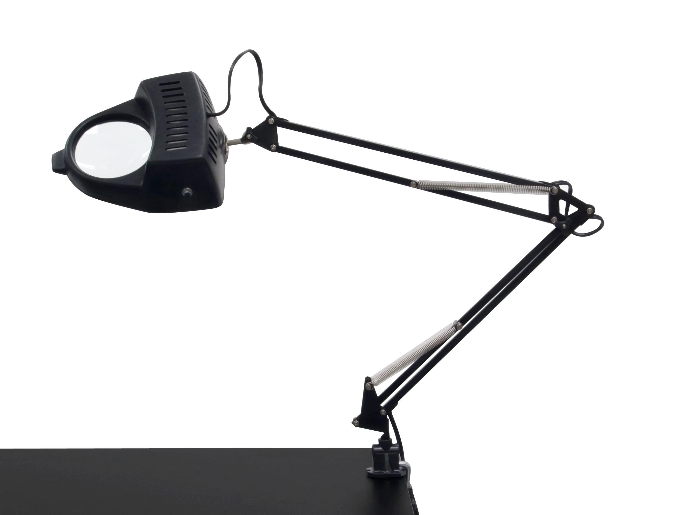 Studio Designs Magnifying Lamp with LED Bulb for Crafts, Sewing and Hobbies - Black