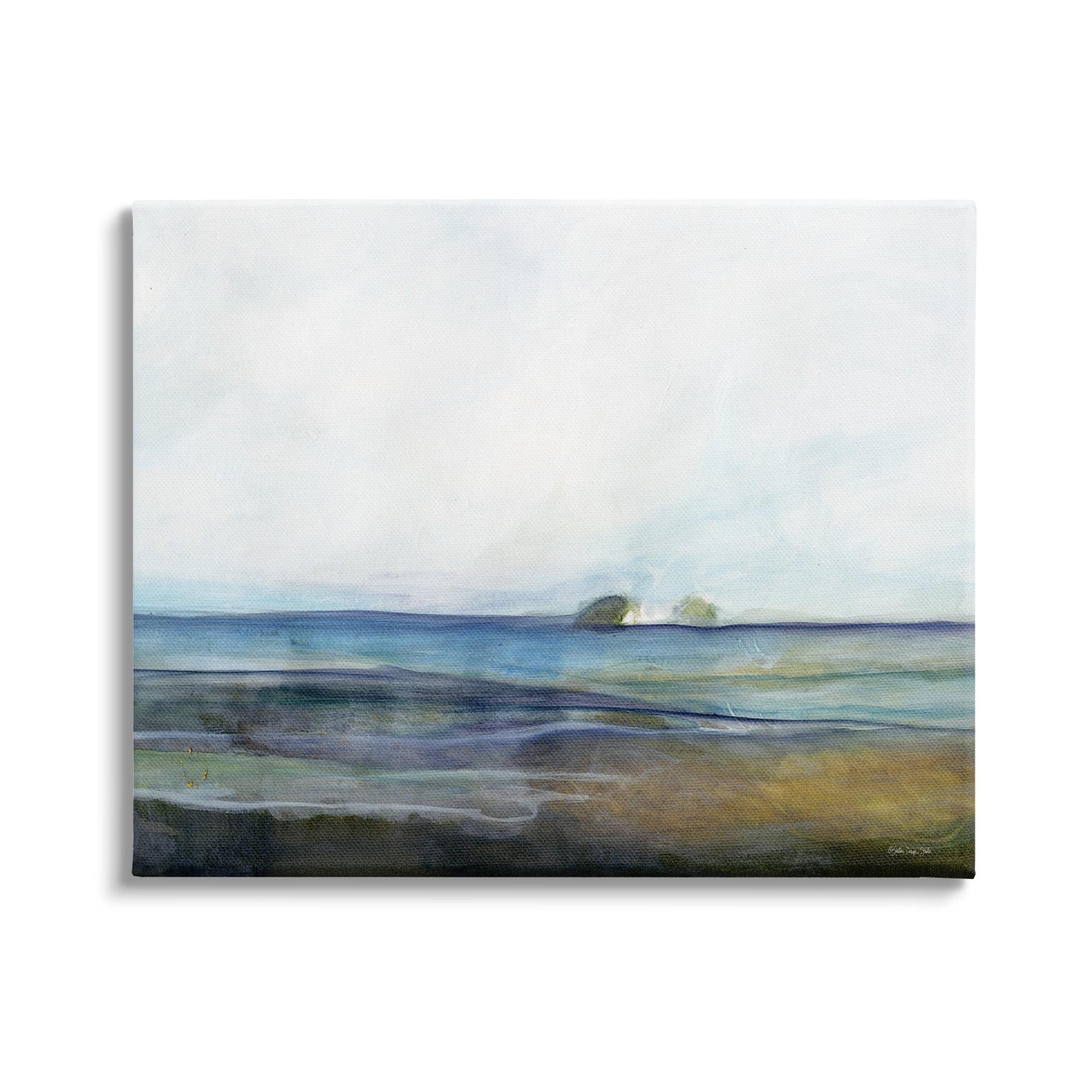 Stupell Industries " Abstract Beach Shore Nautical Landscape " by Stellar Design Studio Painting Print