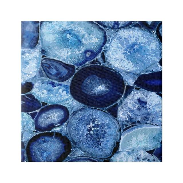 Stupell Industries " Blue Geode Crystals Arrangement " by Danielle Carson