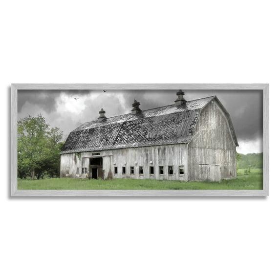 Stupell Industries " Farmland Barn Overhead Clouds " by Lori Deiter