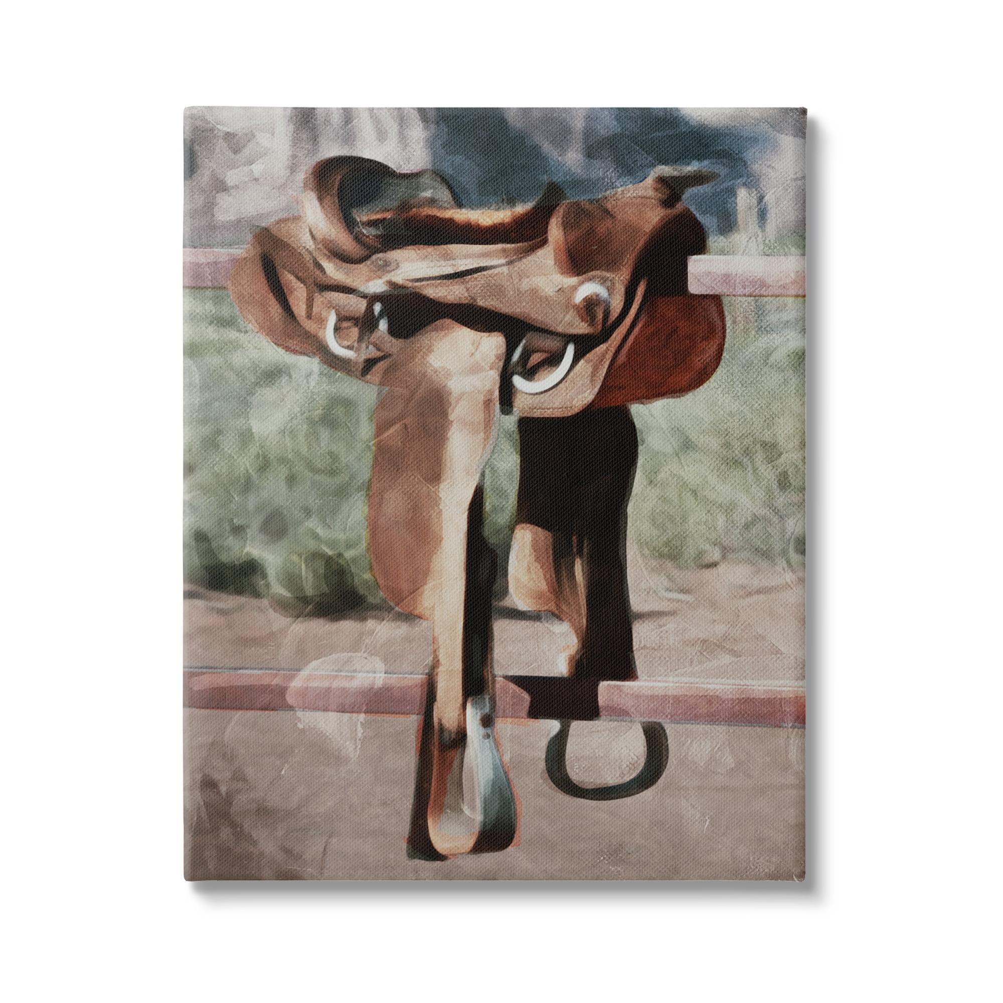 Stupell Industries " Abstract Equestrian Saddle " by Milli Villa