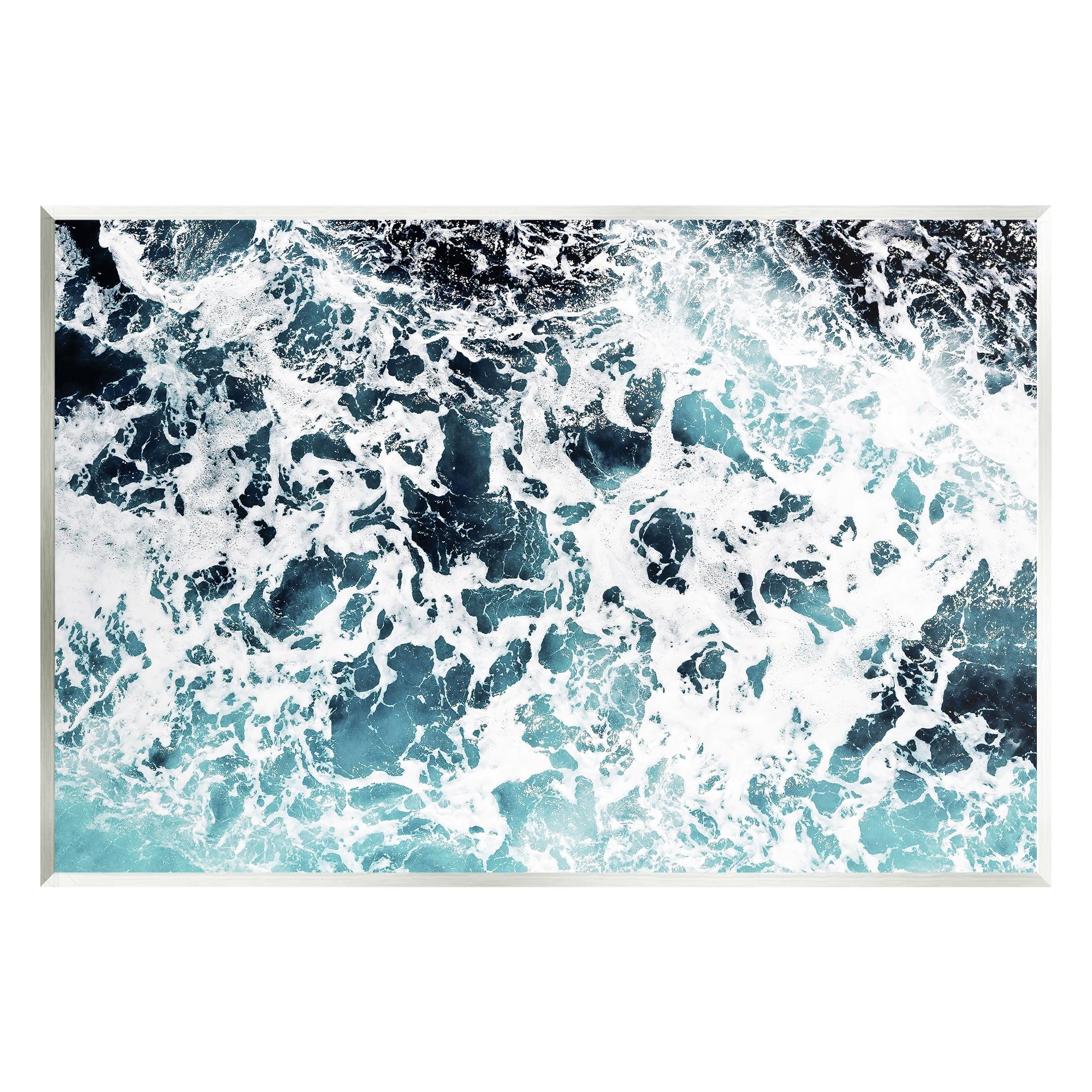 Stupell Industries " Abstract Ocean Foam Pattern " by Sisi And Seb