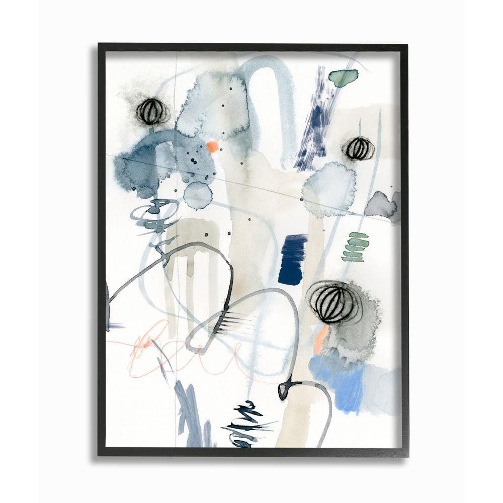 Stupell Industries " Abstract Shapes And Watercolor Linework Design " by Victoria Barnes